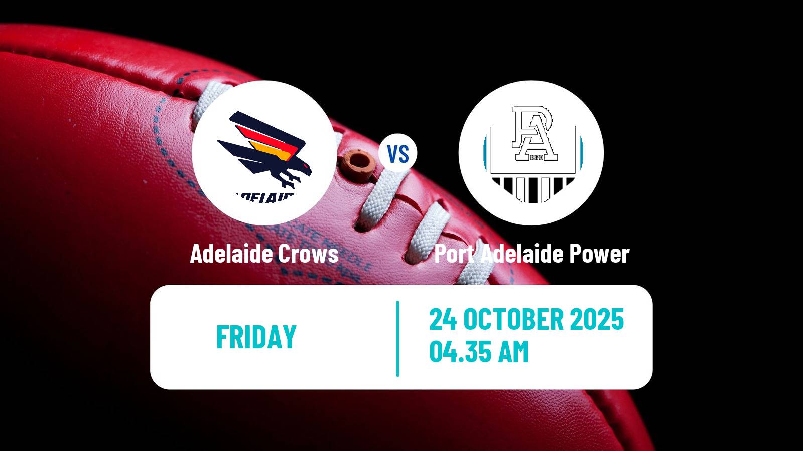 Aussie rules AFL Women Adelaide Crows - Port Adelaide Power