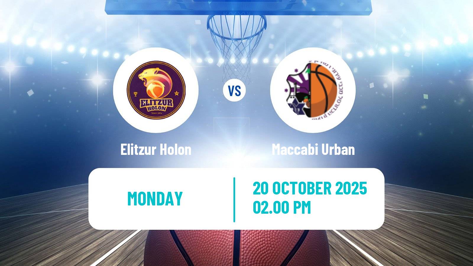Basketball Israeli WBL Women Elitzur Holon - Maccabi Urban