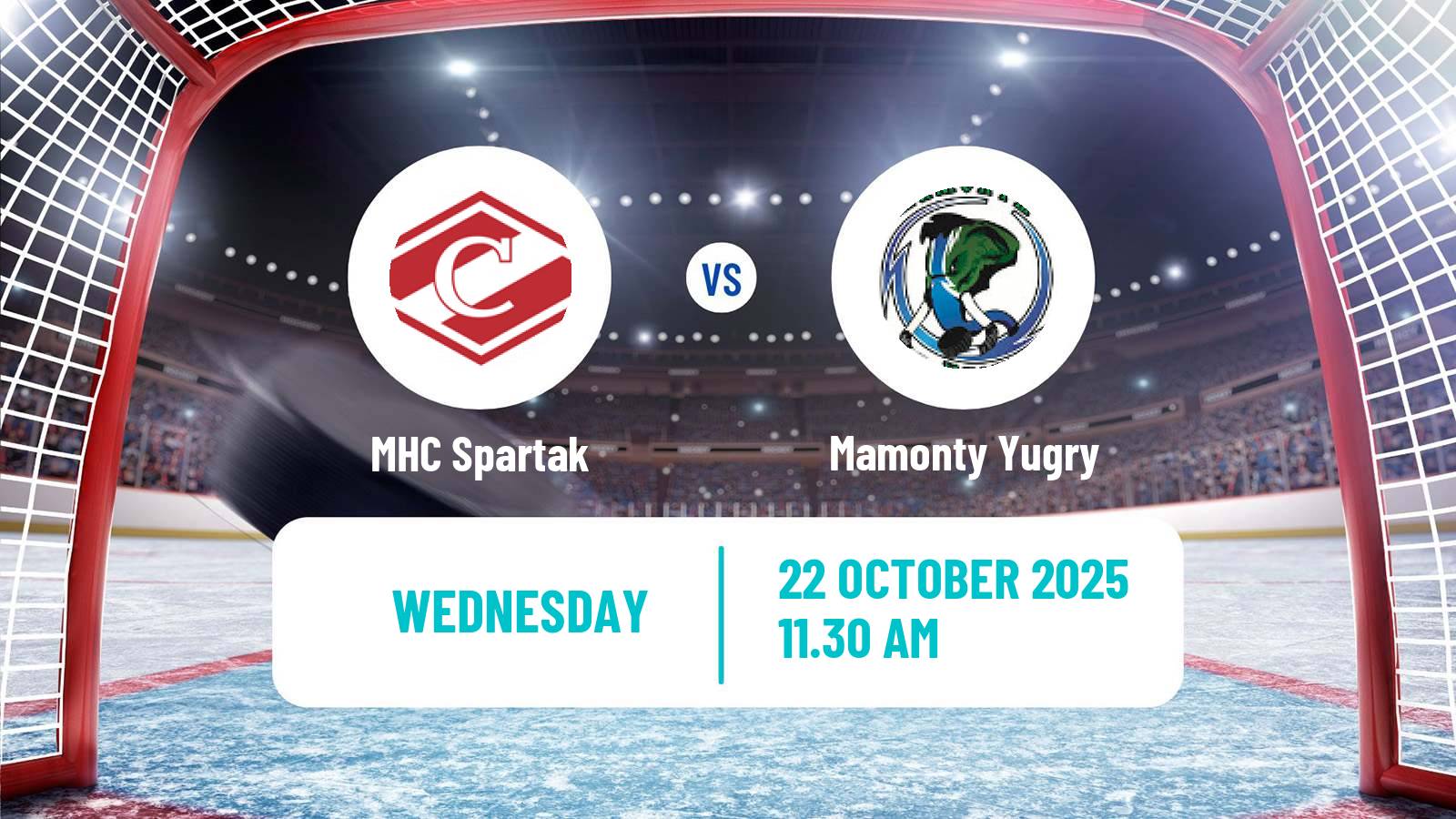 Hockey MHL MHC Spartak - Mamonty Yugry