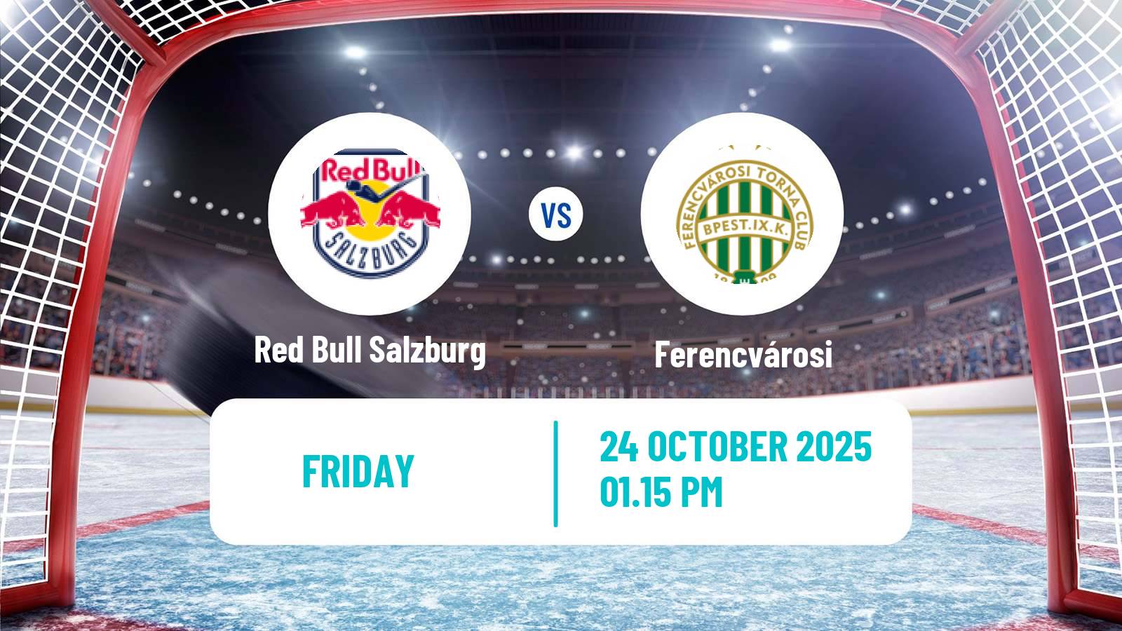 Hockey Austrian Ice Hockey League Red Bull Salzburg - Ferencvárosi