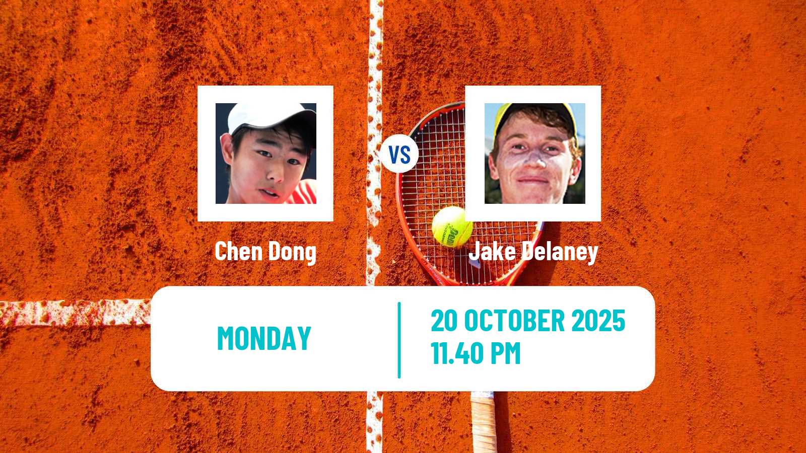 Tennis ITF M25 Brisbane Men Chen Dong - Jake Delaney