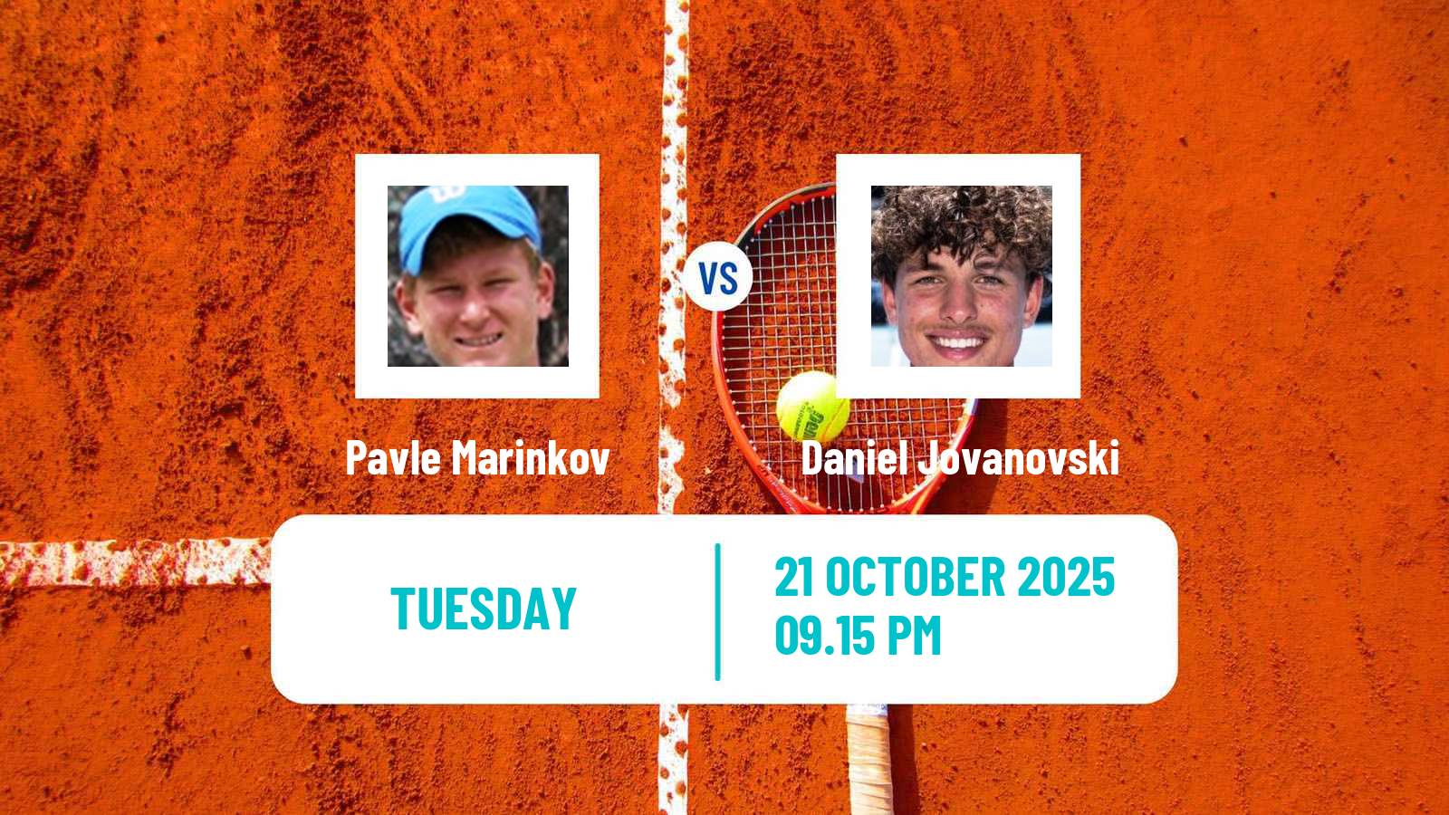Tennis ITF M25 Brisbane Men Pavle Marinkov - Daniel Jovanovski