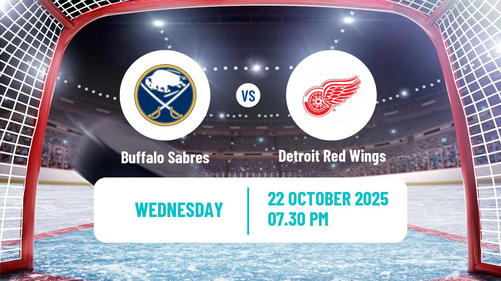Hockey NHL Buffalo Sabres - Detroit Red Wings
