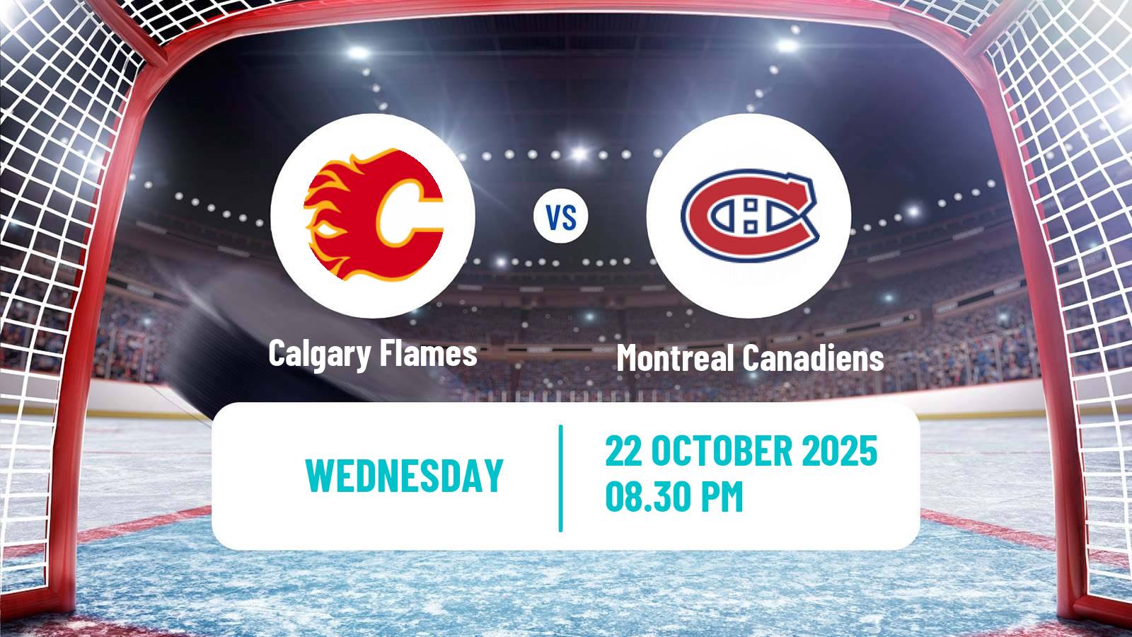 Hockey NHL Calgary Flames - Montreal Canadiens