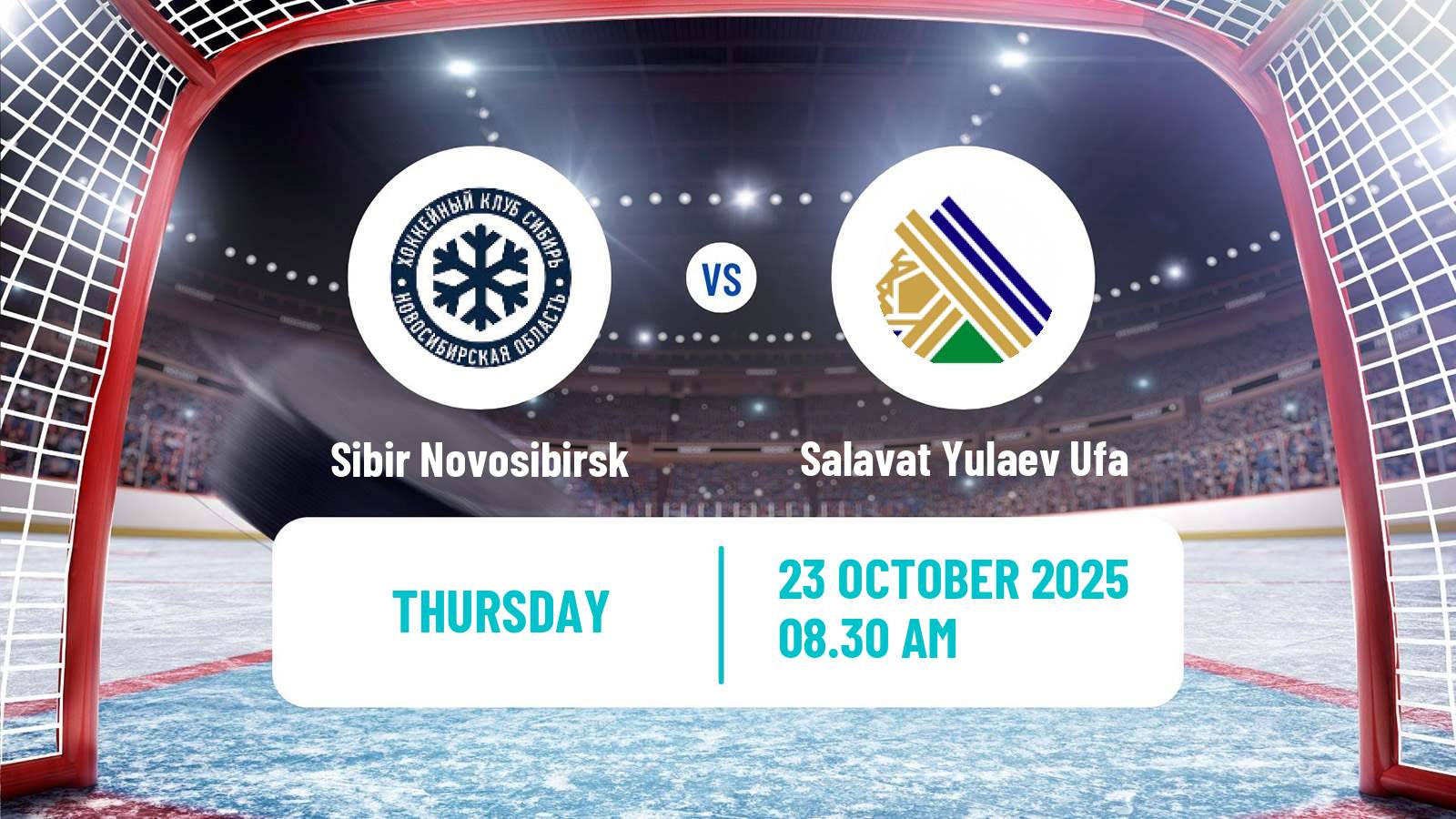 Hockey KHL Sibir Novosibirsk - Salavat Yulaev Ufa