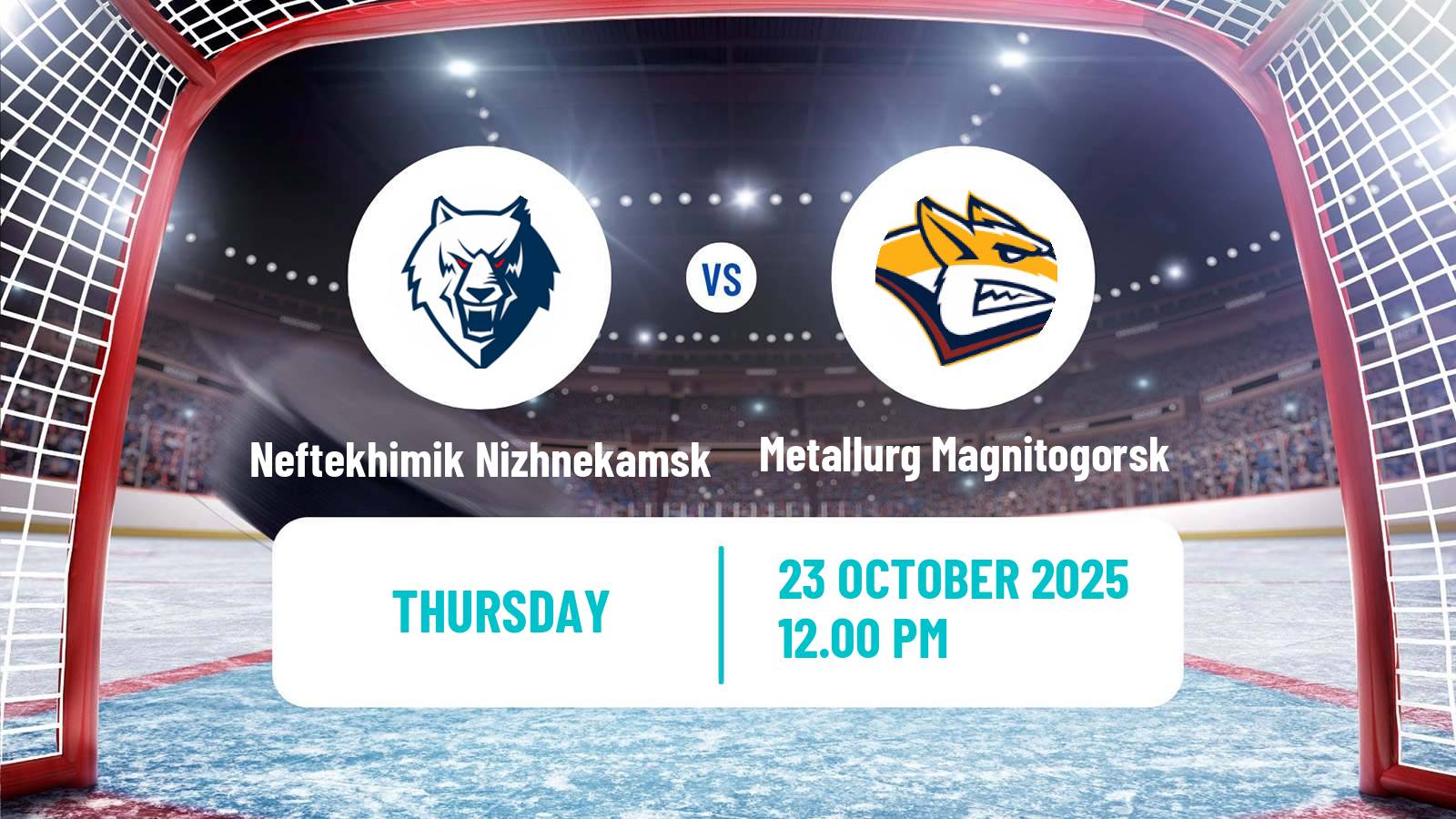 Hockey KHL Neftekhimik Nizhnekamsk - Metallurg Magnitogorsk