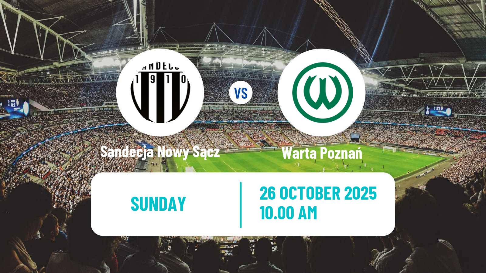 Football Polish Division 2 Sandecja Nowy Sącz - Warta Poznań