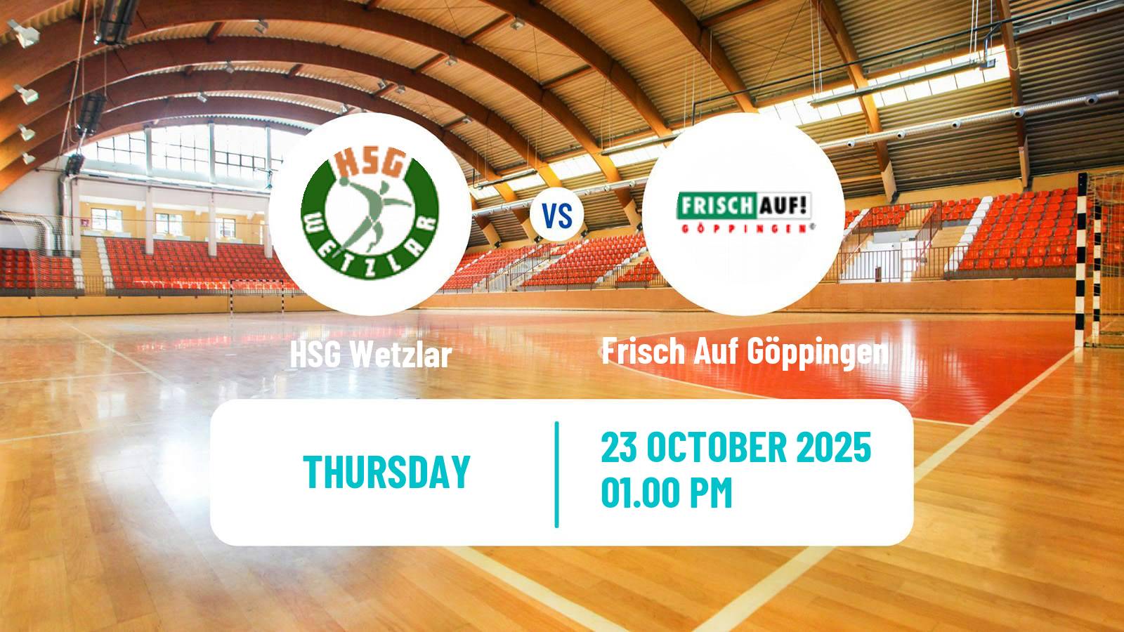 Handball German Bundesliga Handball HSG Wetzlar - Frisch Auf Göppingen