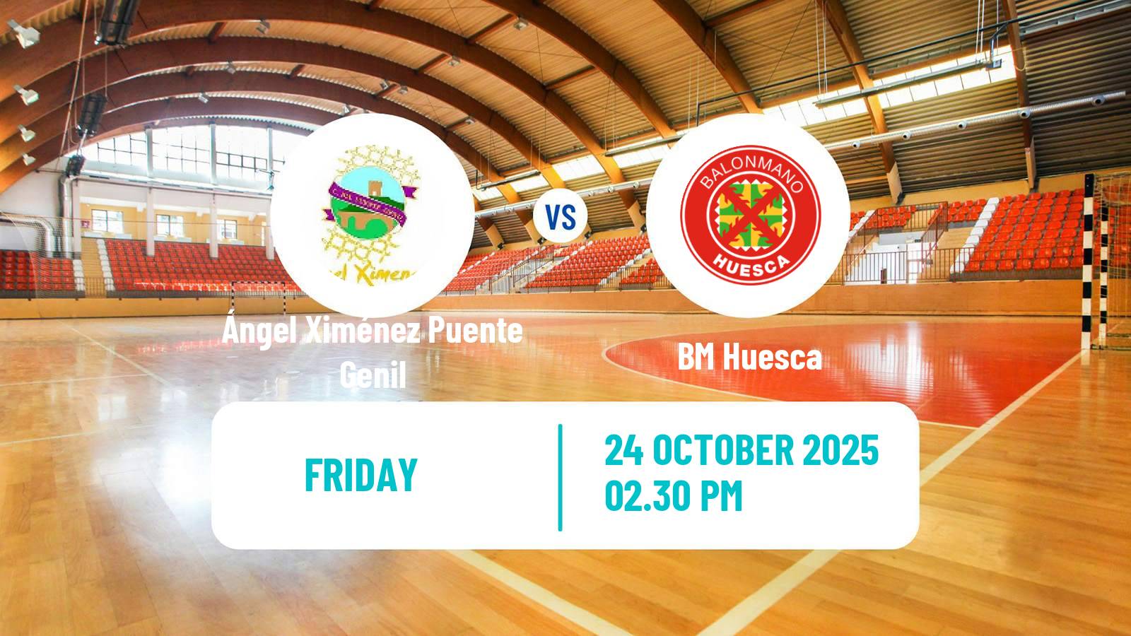 Handball Spanish Liga ASOBAL Ángel Ximénez Puente Genil - BM Huesca