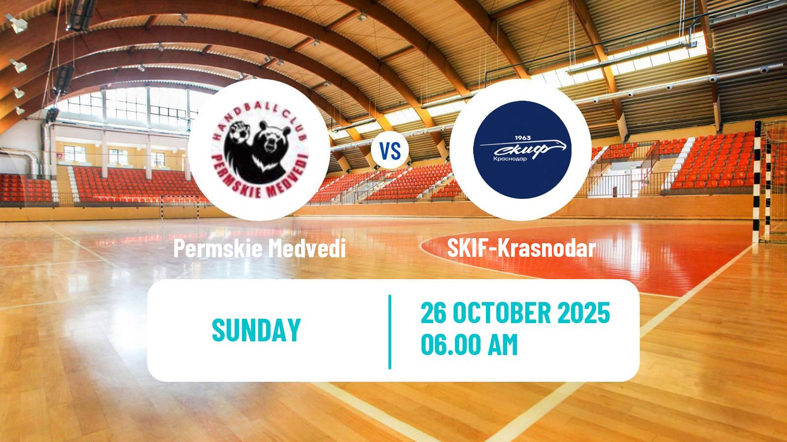Handball Russian Superleague Handball Permskie Medvedi - SKIF-Krasnodar