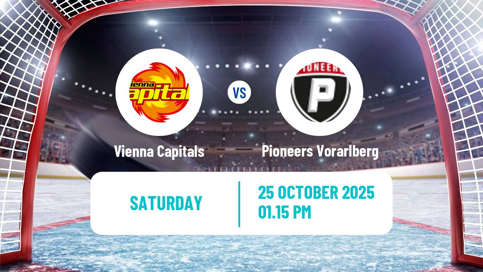 Hockey Austrian Ice Hockey League Vienna Capitals - Pioneers Vorarlberg