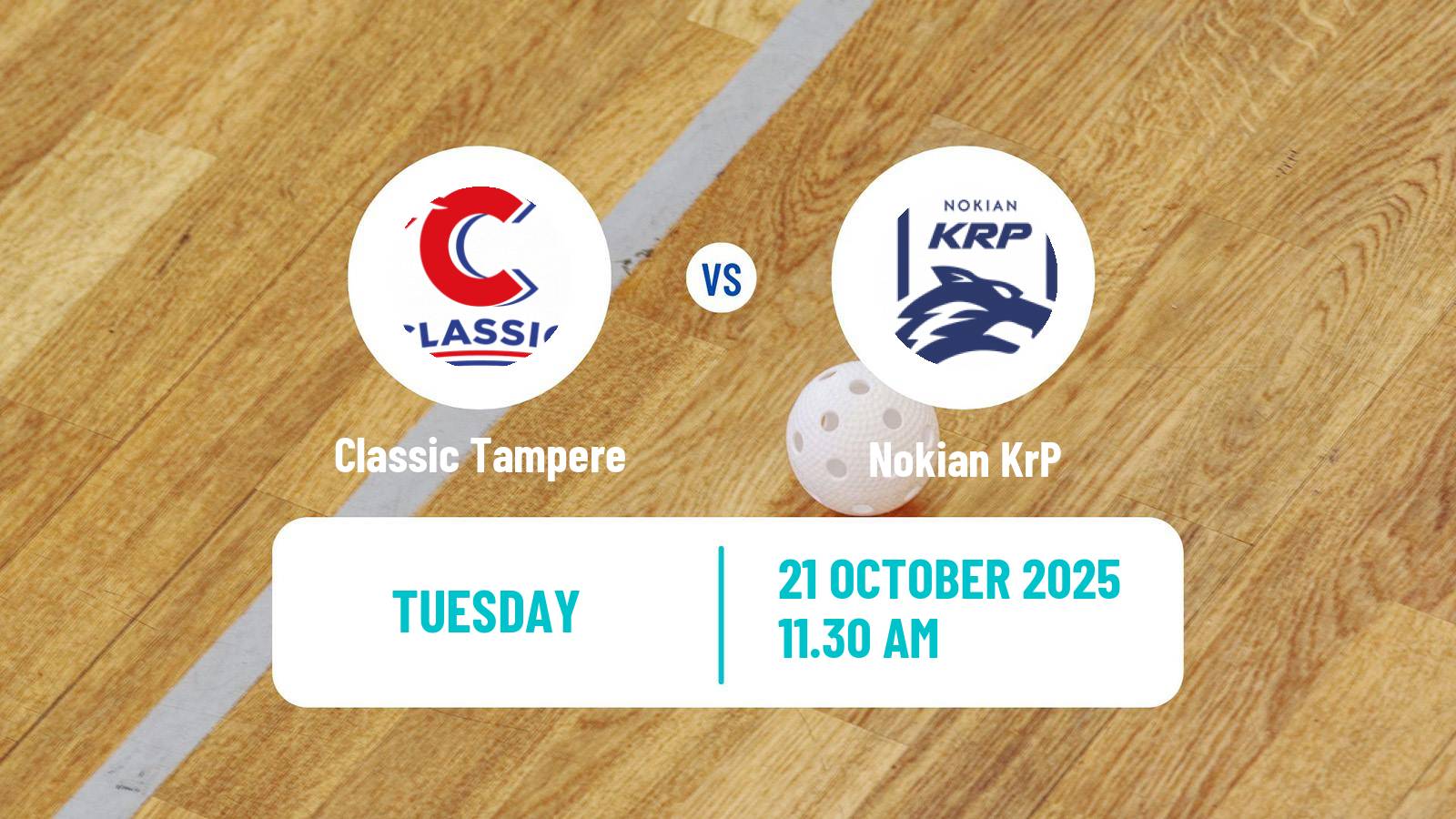 Floorball Finnish F-Liiga Classic Tampere - Nokian KrP