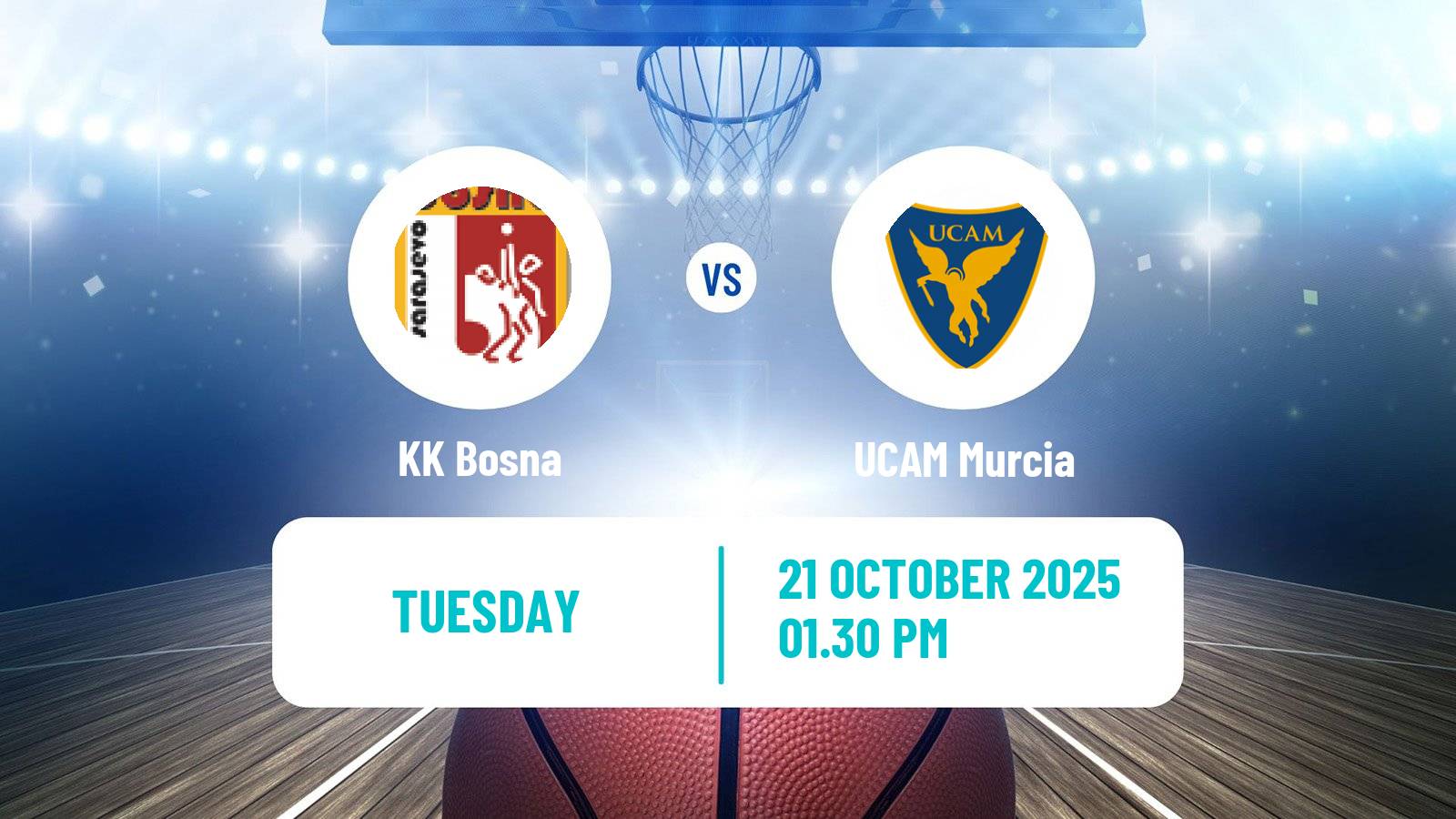 Basketball FIBA Europe Cup Bosna - UCAM Murcia