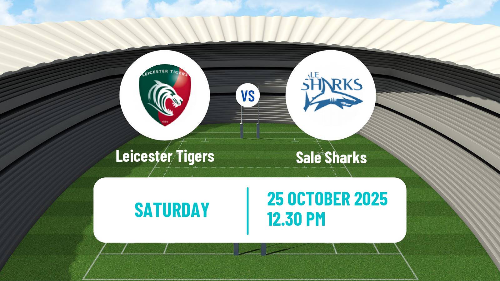 Rugby union English Premiership Rugby Leicester Tigers - Sale Sharks