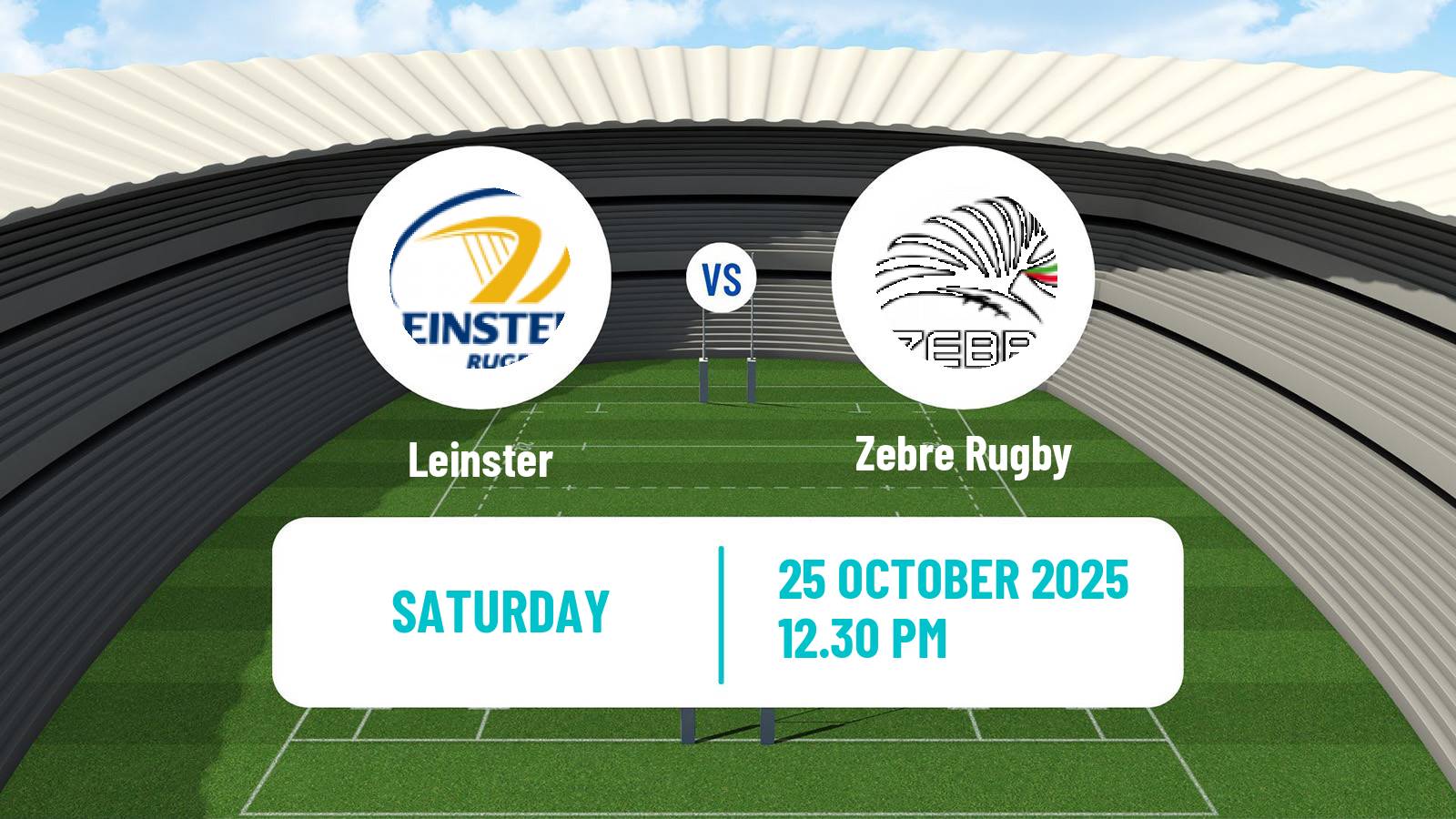 Rugby union United Rugby Championship Leinster - Zebre