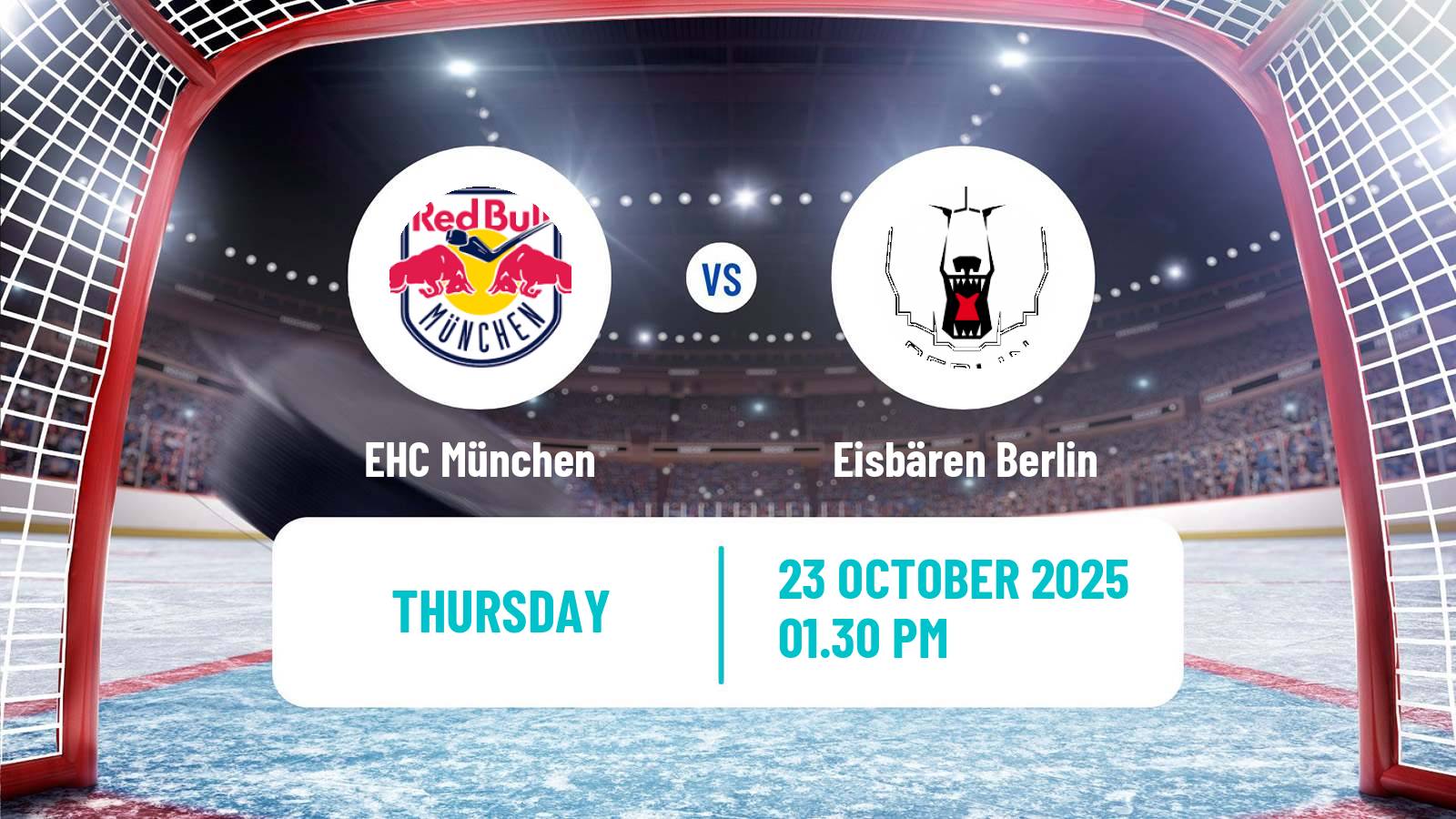 Hockey German Ice Hockey League EHC München - Eisbären Berlin