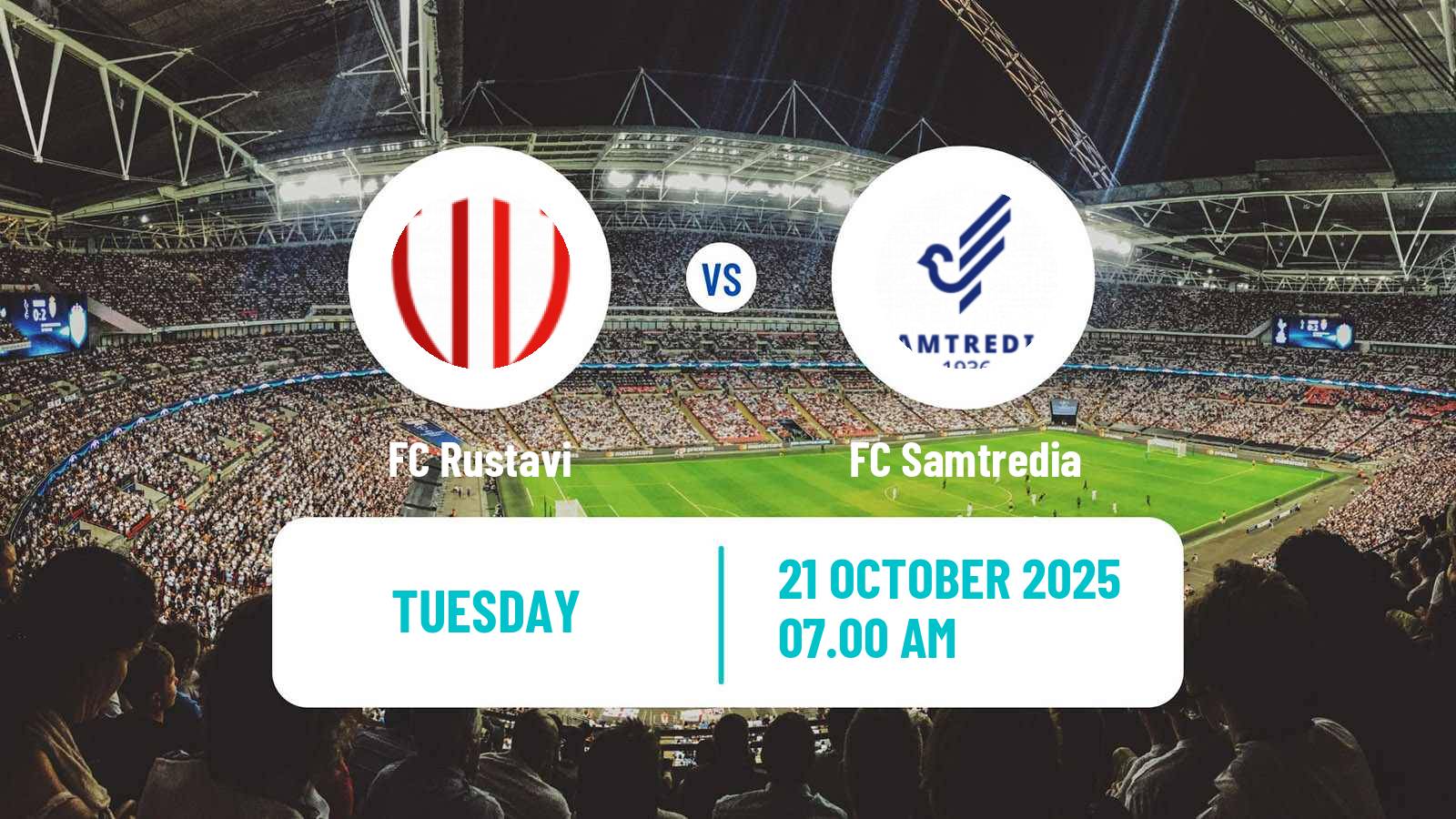 Football Georgian Erovnuli Liga 2 Rustavi - Samtredia