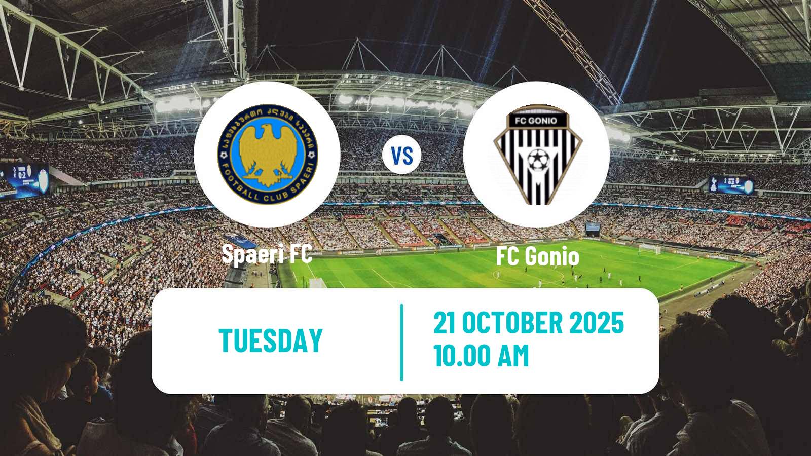 Football Georgian Erovnuli Liga 2 Spaeri - Gonio