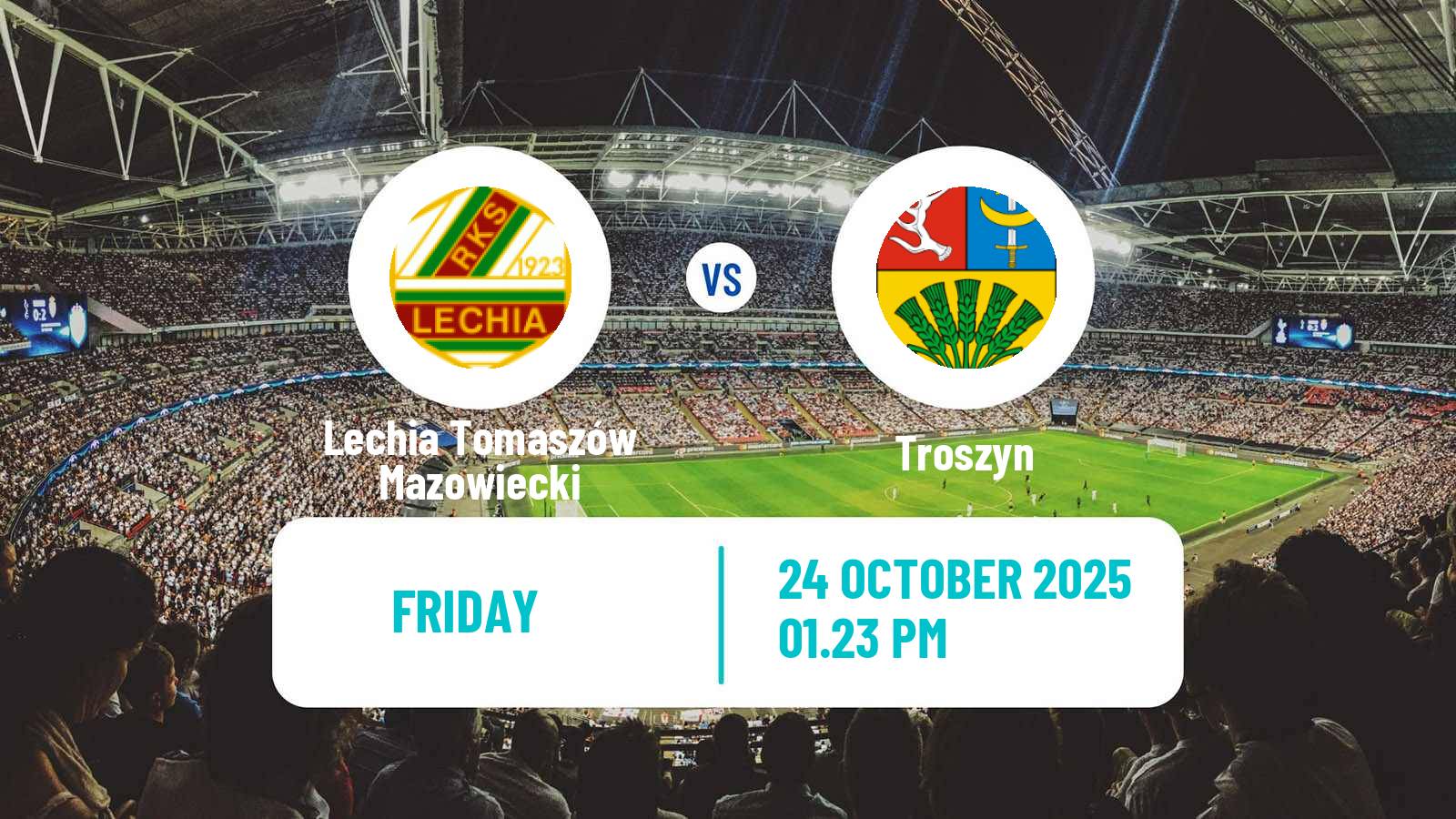 Football Polish Division 3 - Group I Lechia Tomaszów Mazowiecki - Troszyn