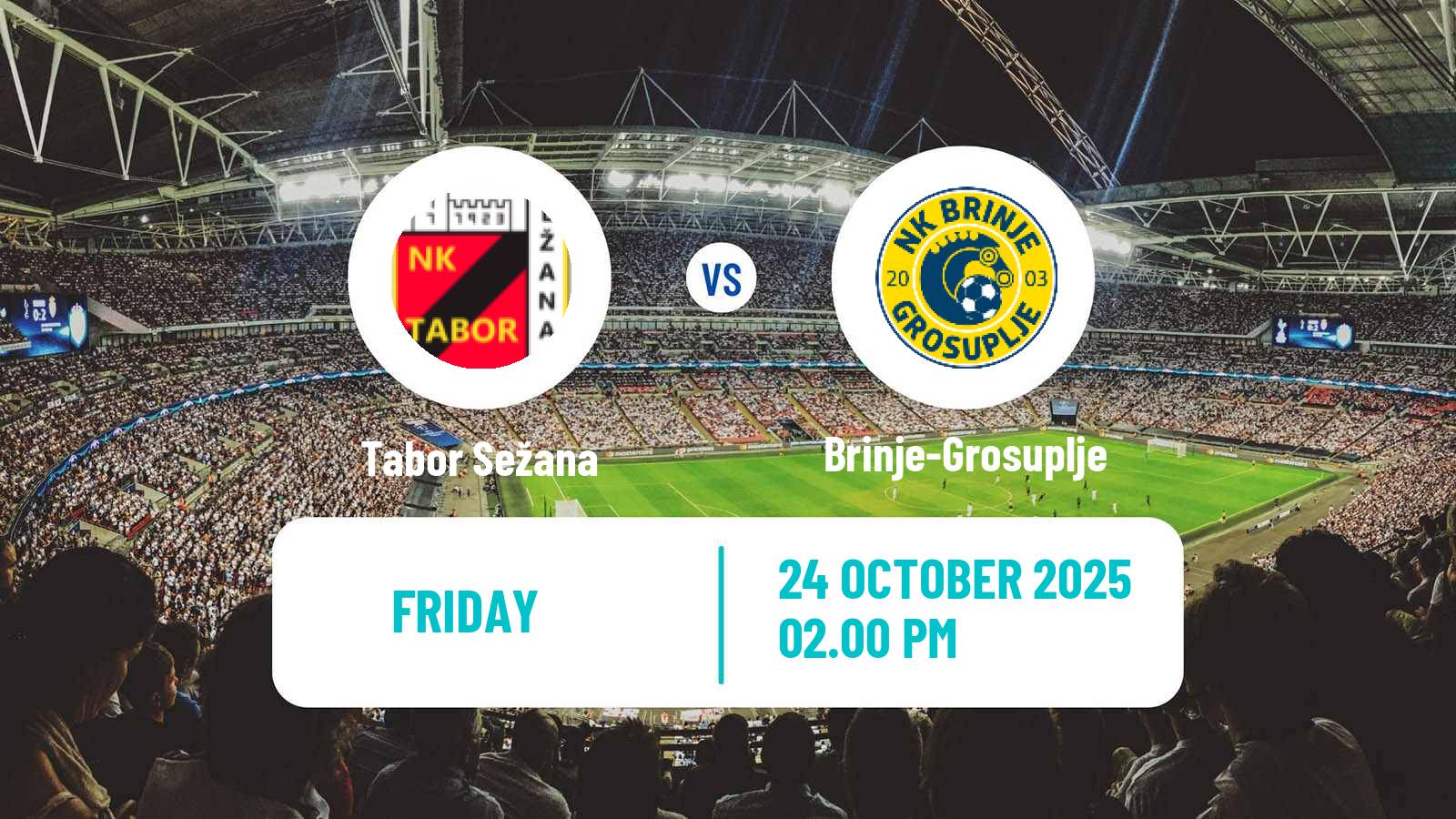 Football Slovenian 2 SNL Tabor Sežana - Brinje-Grosuplje
