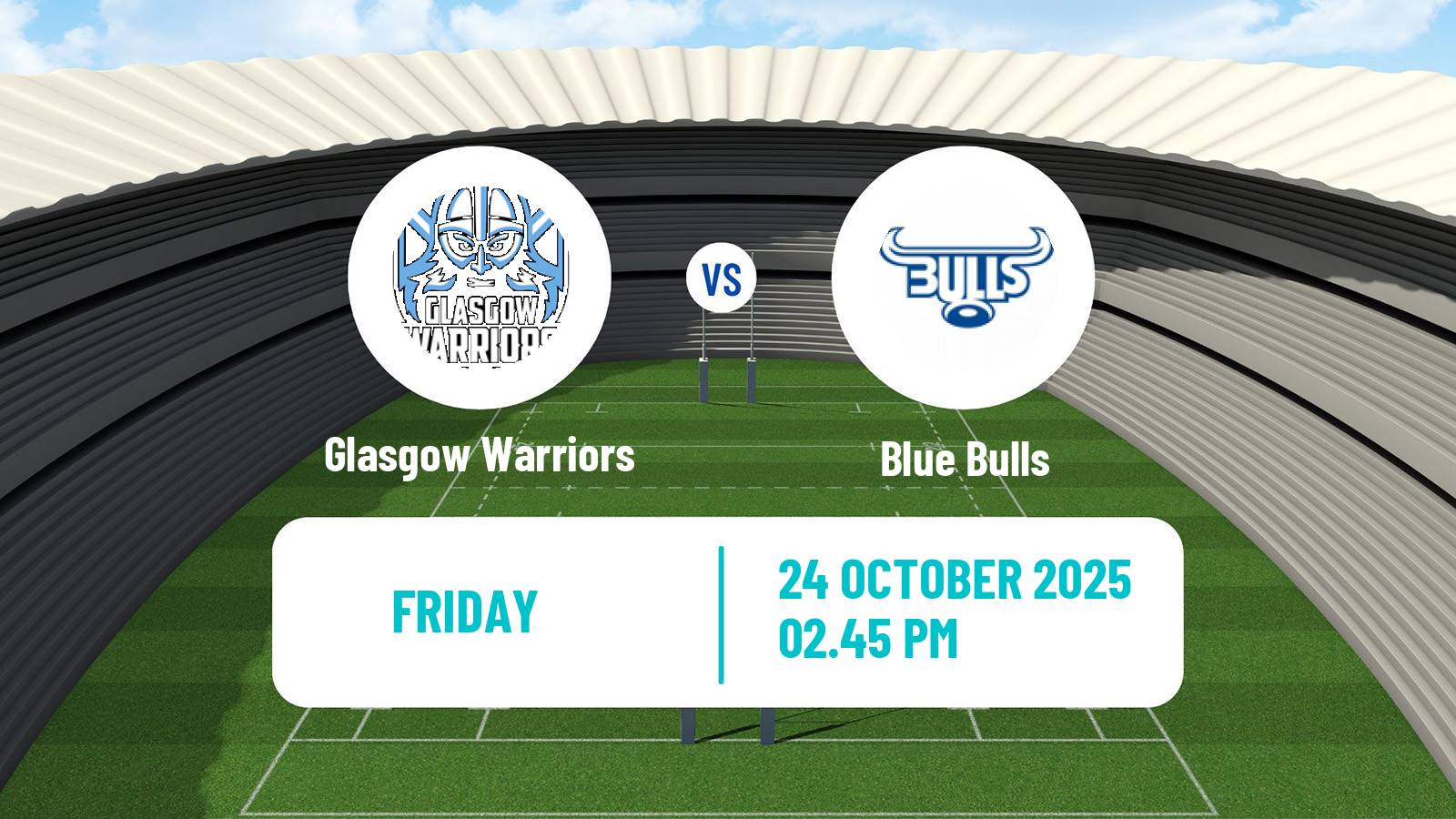 Rugby union United Rugby Championship Glasgow Warriors - Blue Bulls