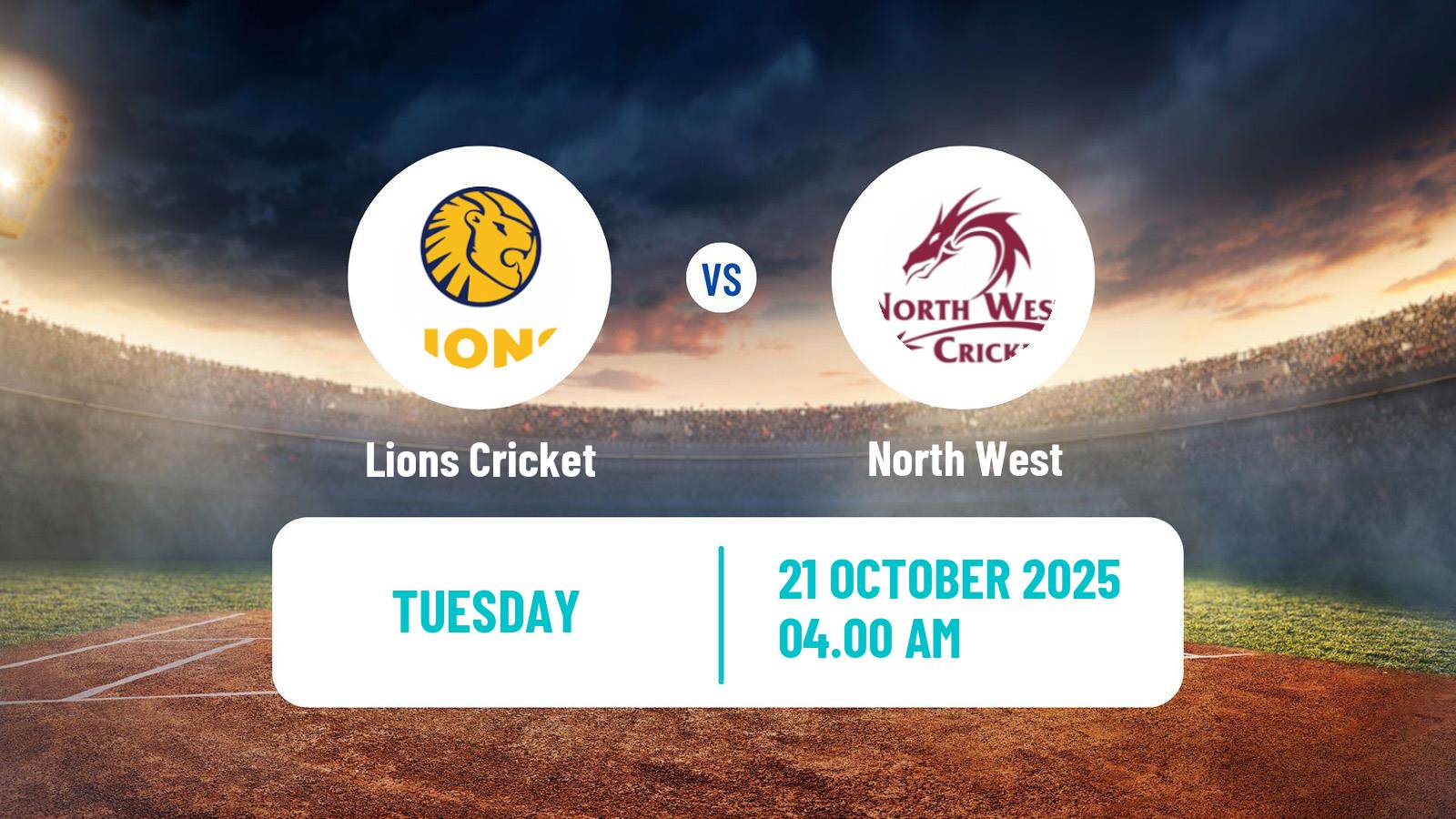 Cricket CSA 4-Day Franchise Series Lions Cricket - North West