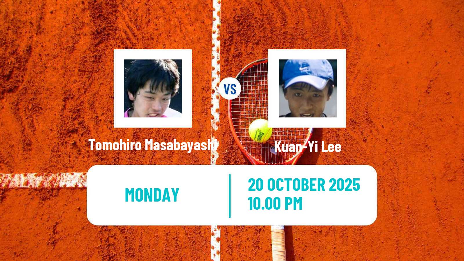 Tennis ITF M25 Huzhou Men Tomohiro Masabayashi - Kuan-Yi Lee
