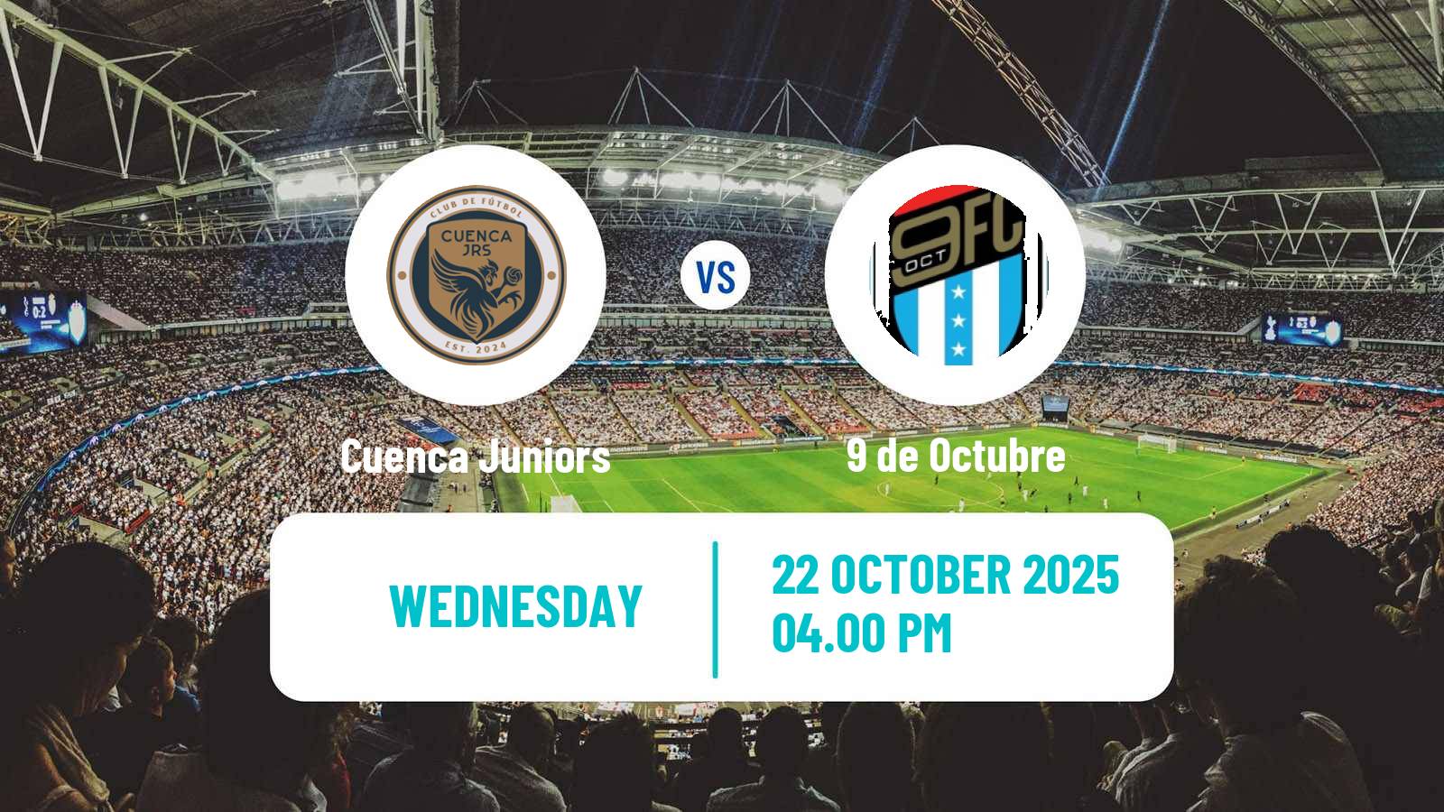 Football Ecuadorian Copa Cuenca Juniors - 9 de Octubre