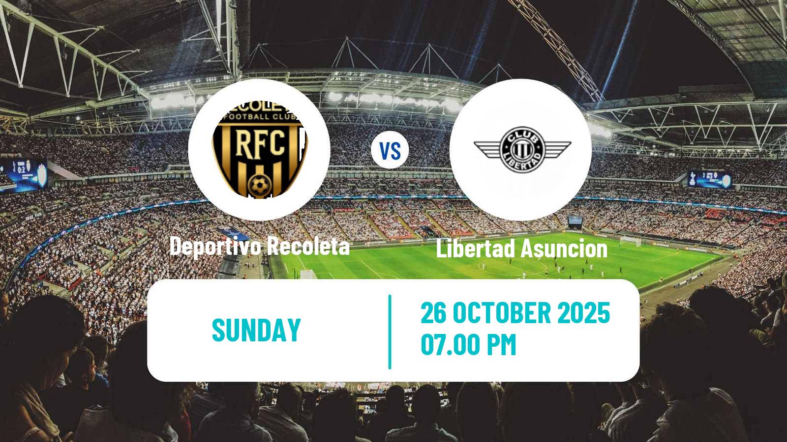 Football Paraguayan Primera Division Deportivo Recoleta - Libertad Asuncion