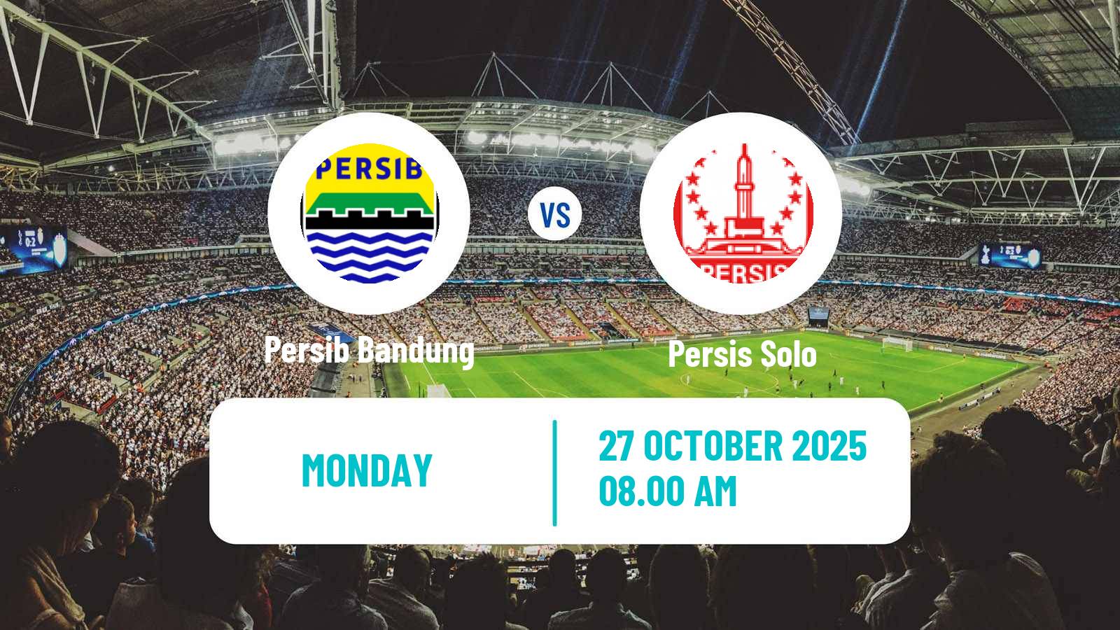 Football Indonesian Liga 1 Persib Bandung - Persis Solo