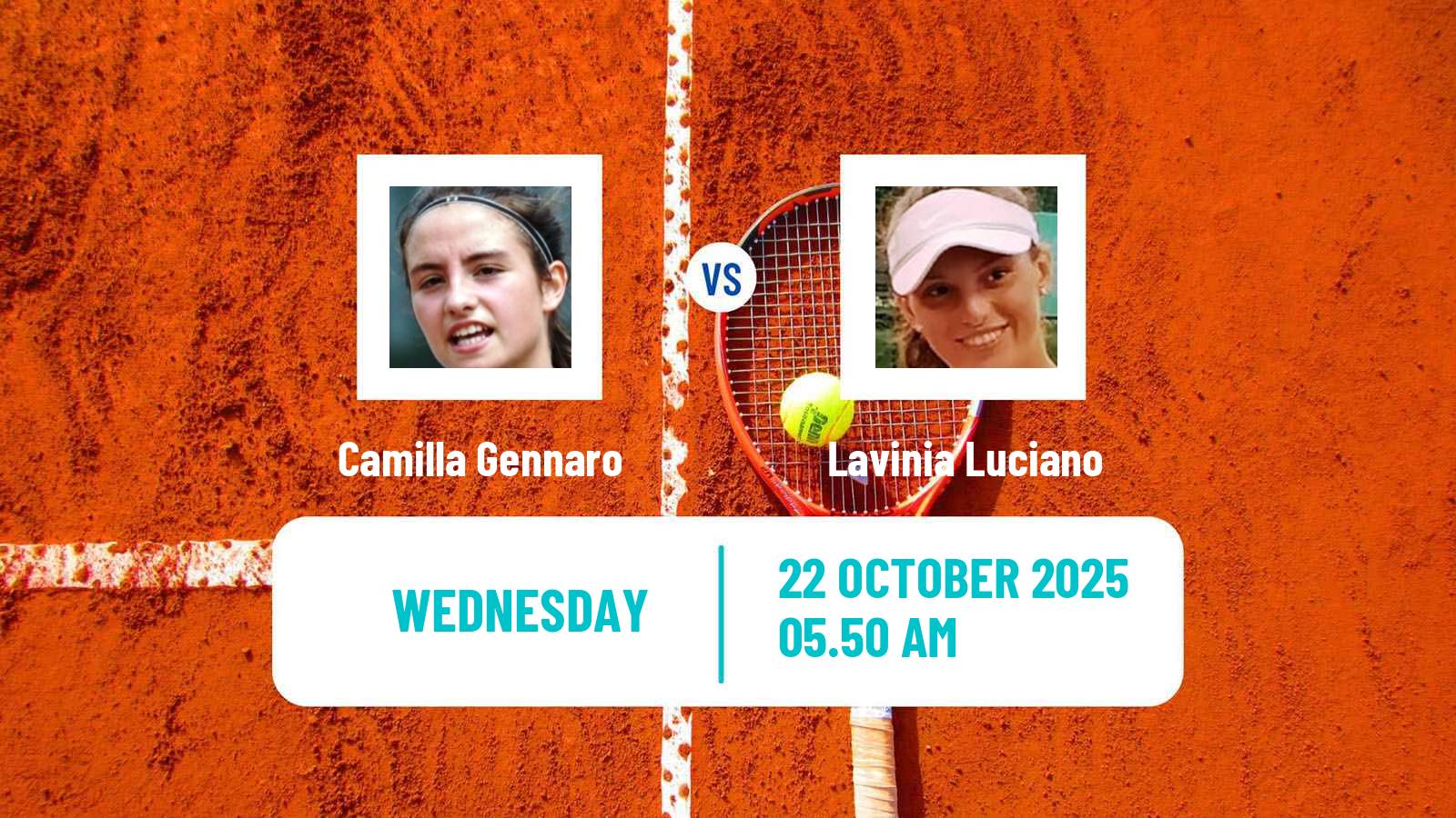 Tennis ITF W35 Santa Margherita Di Pula 12 Women Camilla Gennaro - Lavinia Luciano