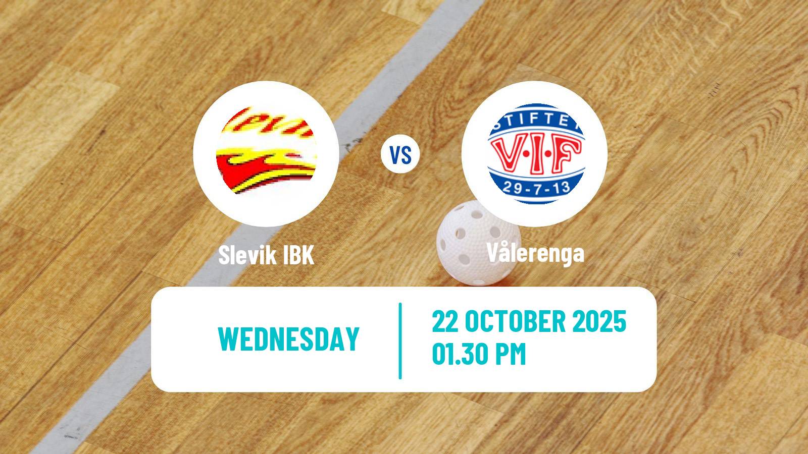 Floorball Norwegian Eliteserien Floorball Slevik - Vålerenga