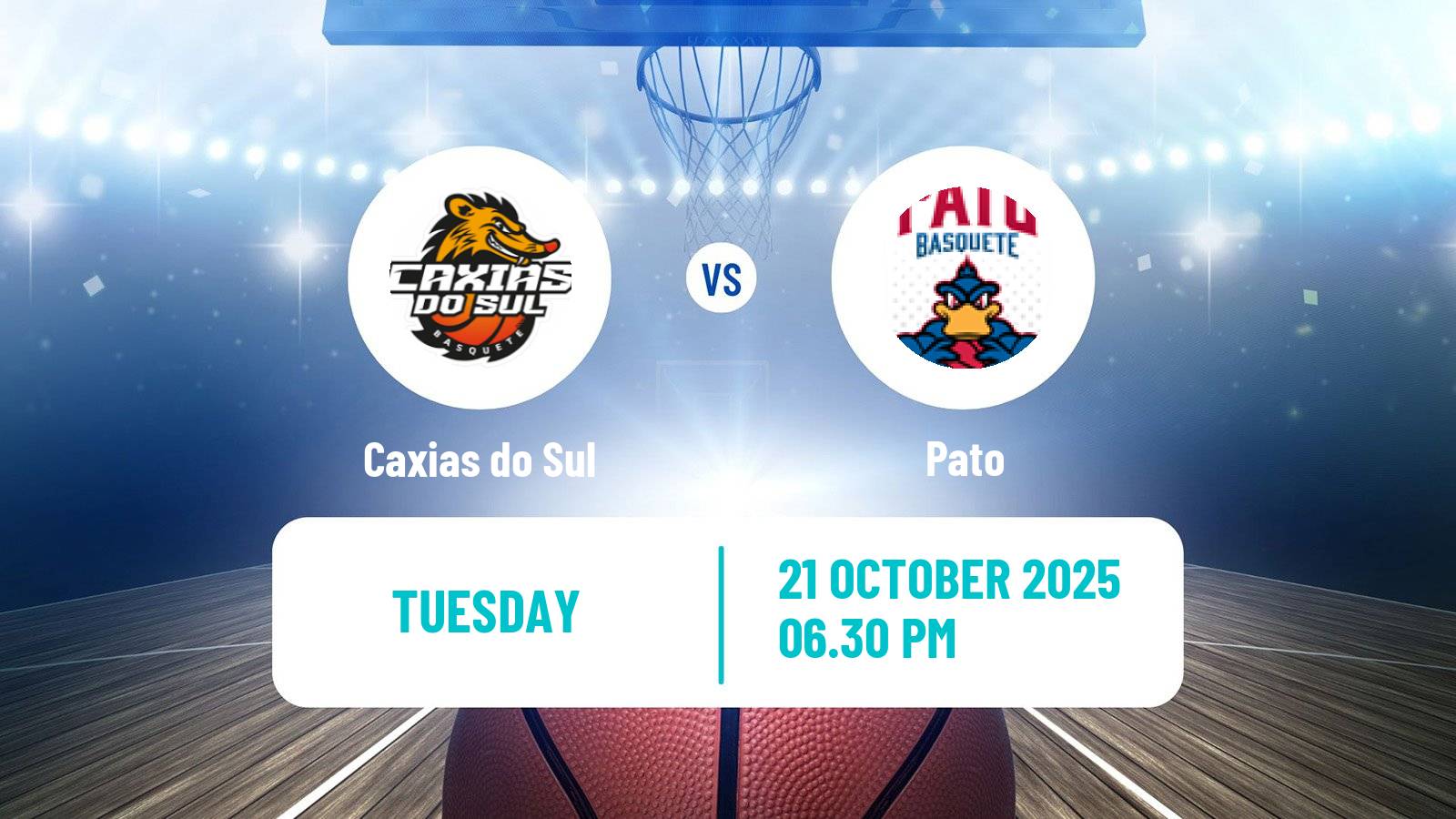 Basketball Brazilian NBB Caxias do Sul - Pato