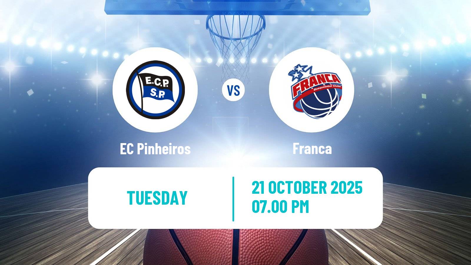 Basketball Brazilian NBB Pinheiros - Franca