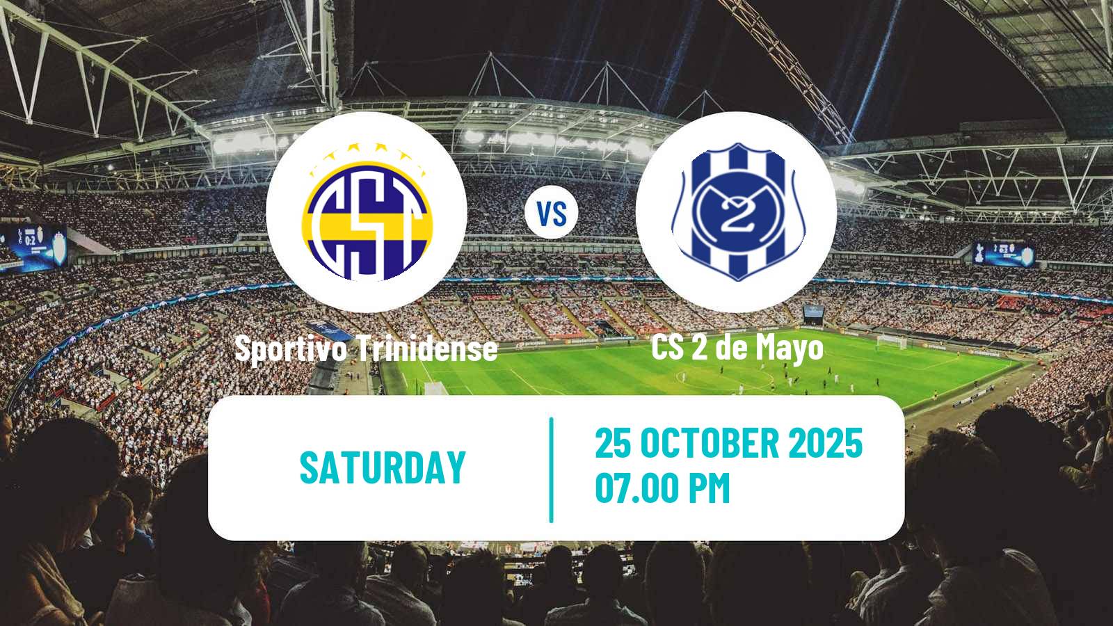 Football Paraguayan Primera Division Sportivo Trinidense - 2 de Mayo