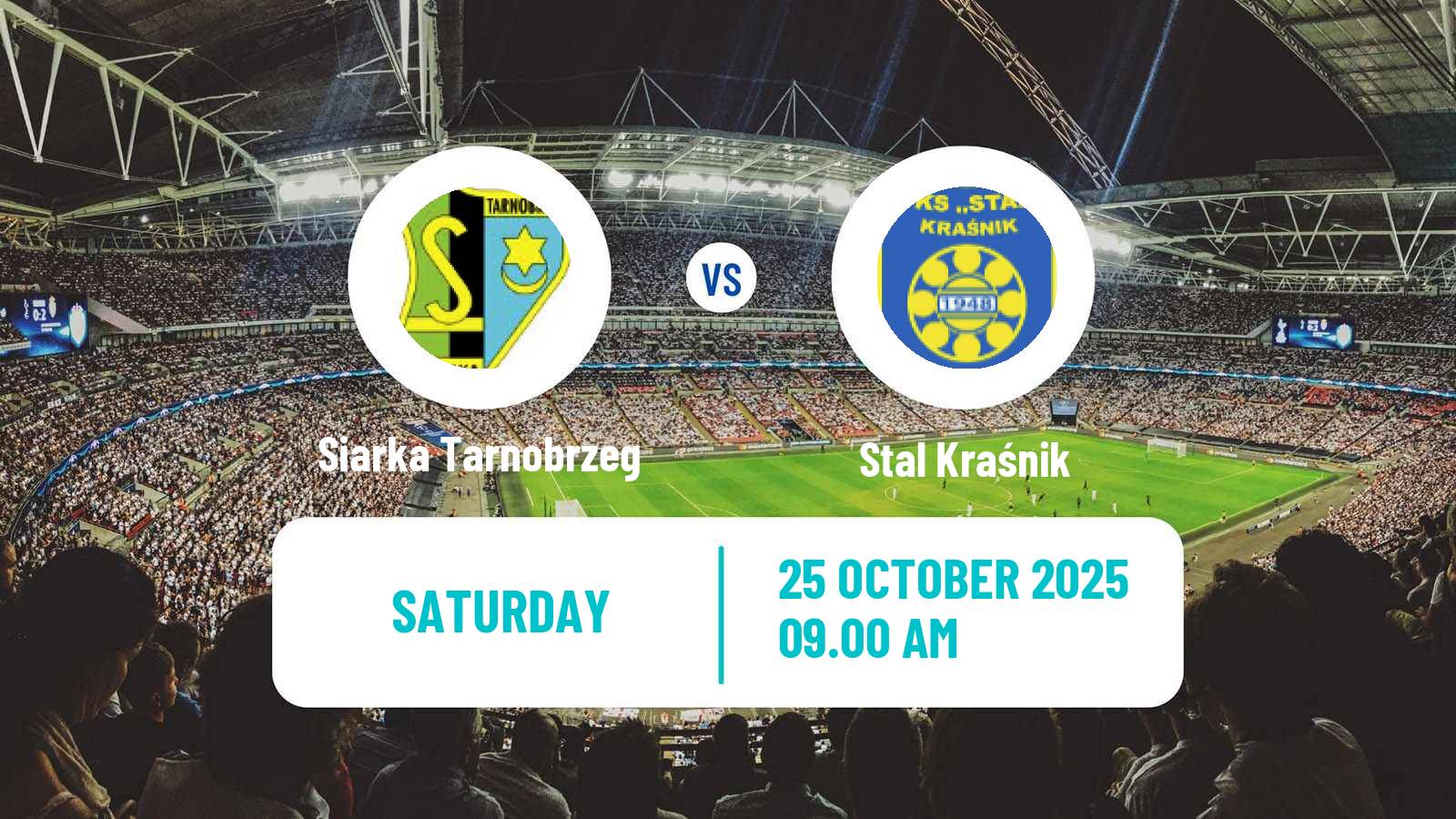 Football Polish Division 3 - Group IV Siarka Tarnobrzeg - Stal Kraśnik