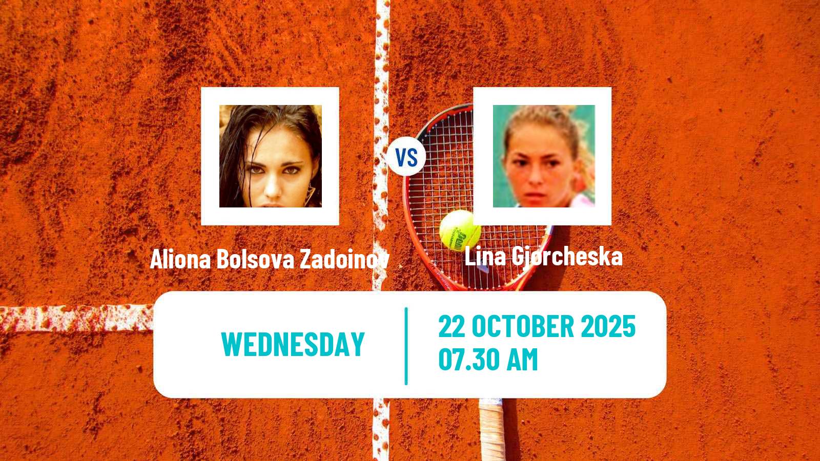 Tennis Rovereto Challenger Women Aliona Bolsova Zadoinov - Lina Gjorcheska