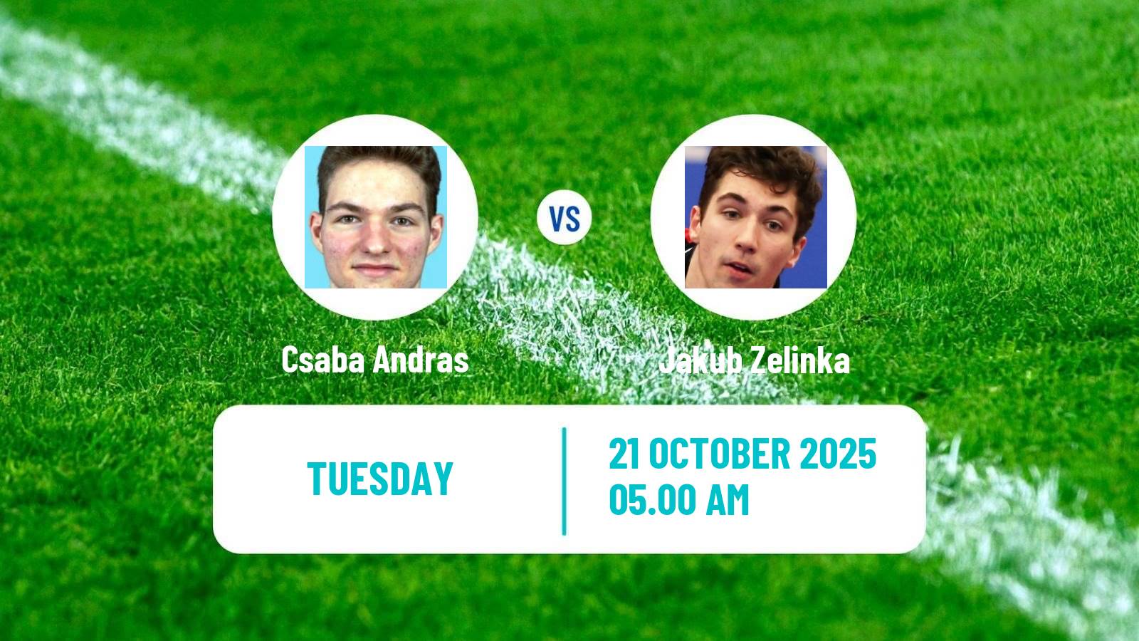 Table tennis Wtt Star Contender London Men Csaba Andras - Jakub Zelinka