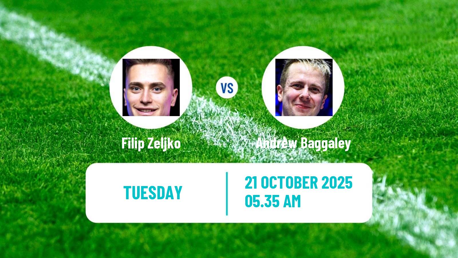 Table tennis Wtt Star Contender London Men Filip Zeljko - Andrew Baggaley