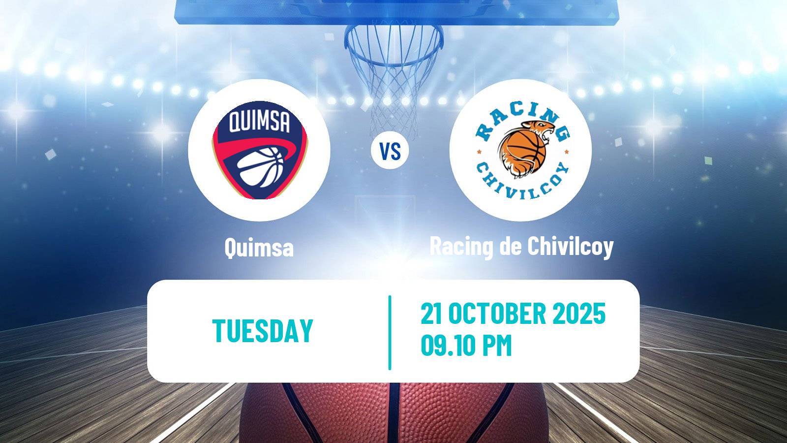 Basketball Argentinian LNB Quimsa - Racing de Chivilcoy