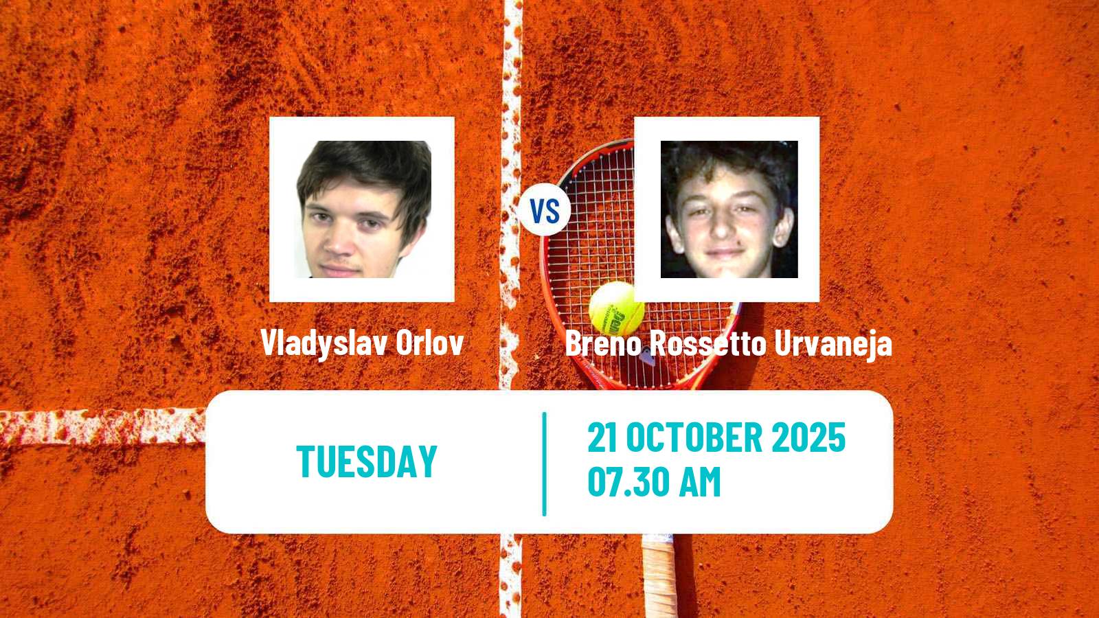 Tennis ITF M15 Monastir 40 Men Vladyslav Orlov - Breno Rossetto Urvaneja