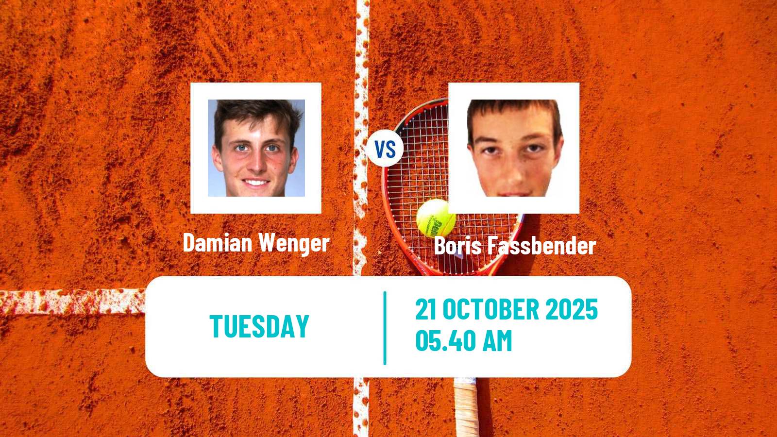 Tennis ITF M25 Sarreguemines Men Damian Wenger - Boris Fassbender