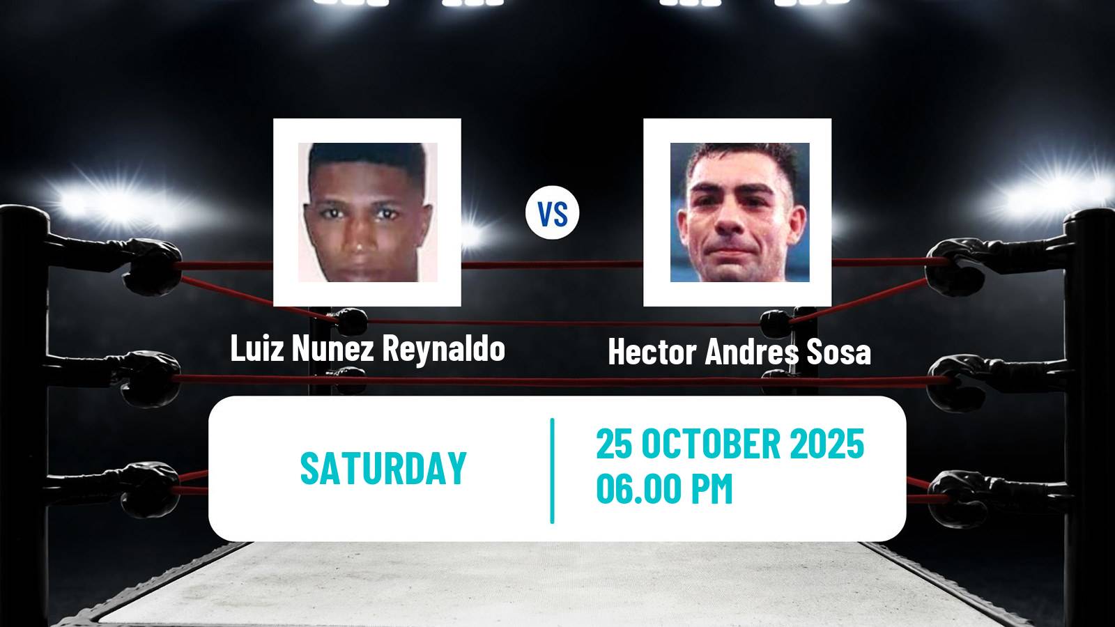 Boxing Super Bantamweight Others Matches Men Luiz Nunez Reynaldo - Hector Andres Sosa