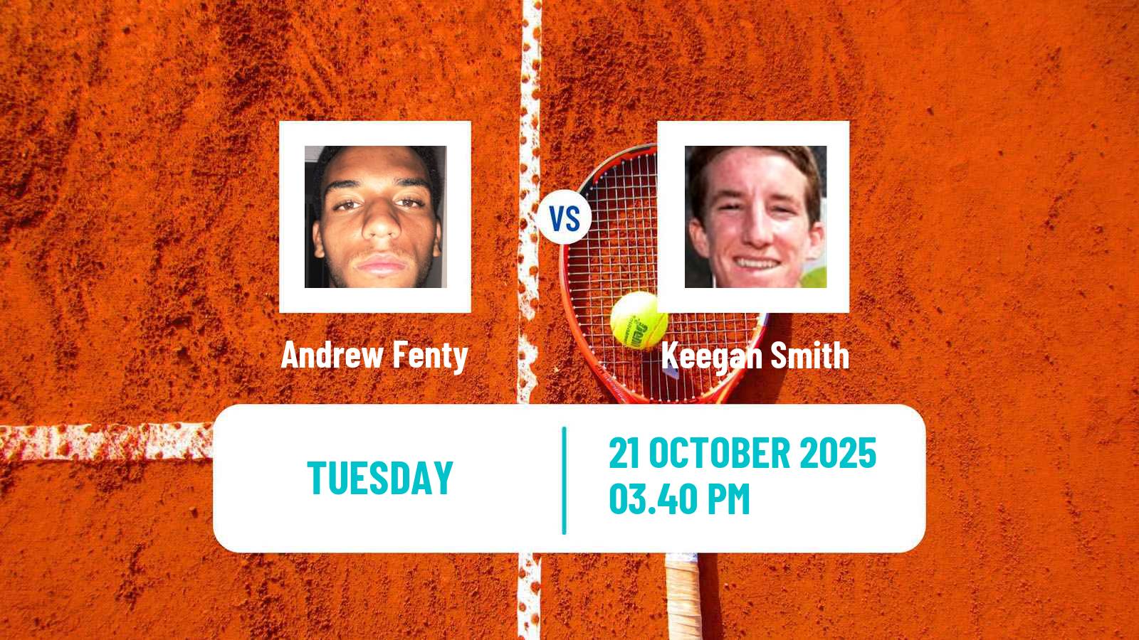Tennis Sioux Falls Challenger Men Andrew Fenty - Keegan Smith