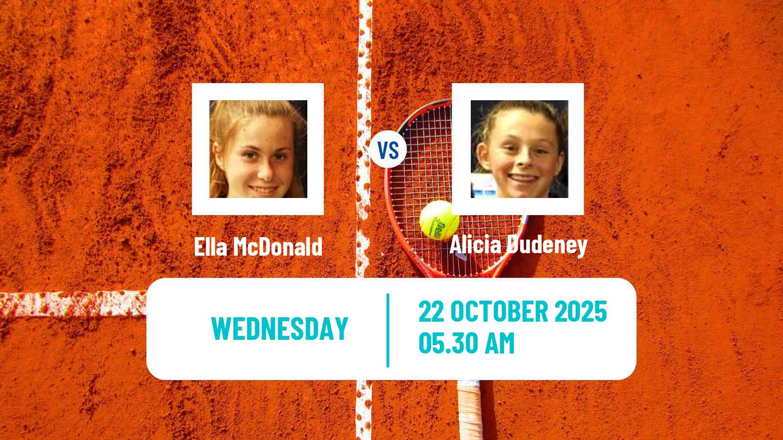 Tennis ITF W100 Wrexham Women Ella McDonald - Alicia Dudeney