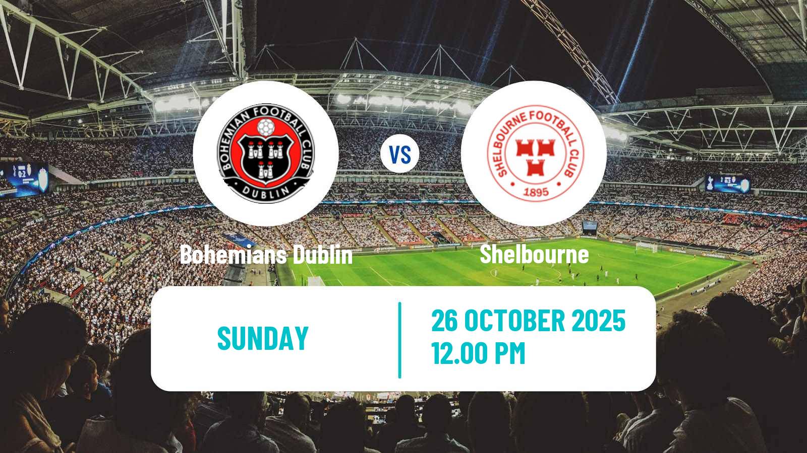 Football Irish Premier Division Bohemians Dublin - Shelbourne