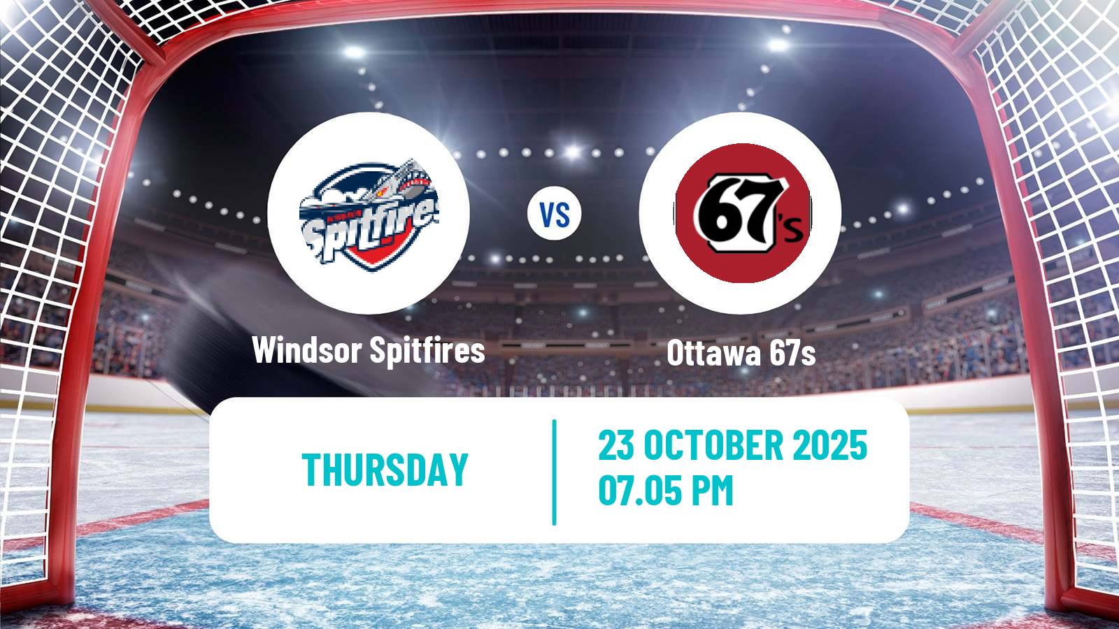 Hockey OHL Windsor Spitfires - Ottawa 67s