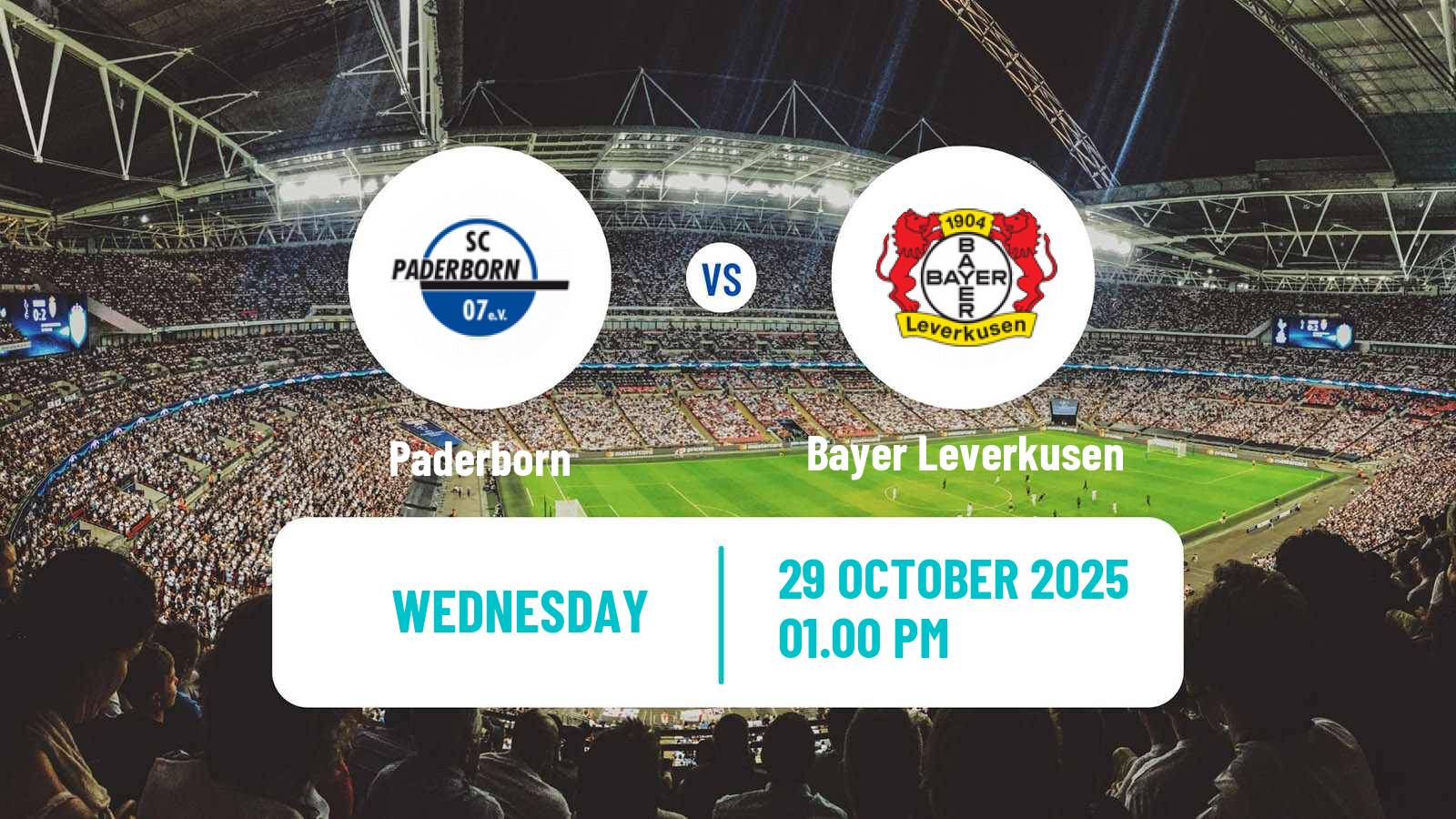 Football German DFB Pokal Paderborn - Bayer Leverkusen