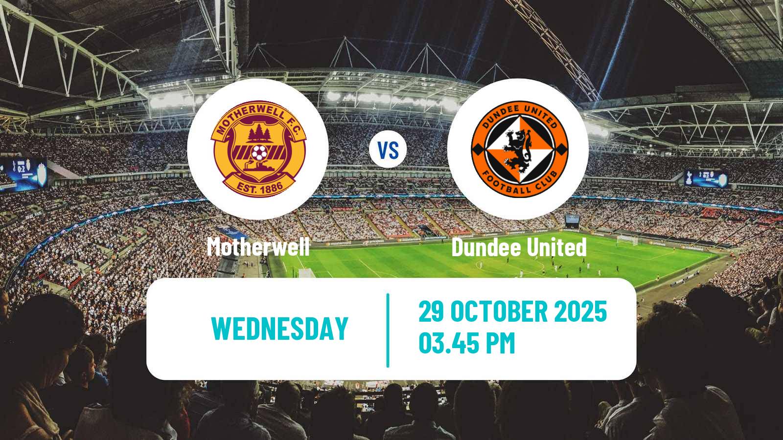 Football Scottish Premier League Motherwell - Dundee United