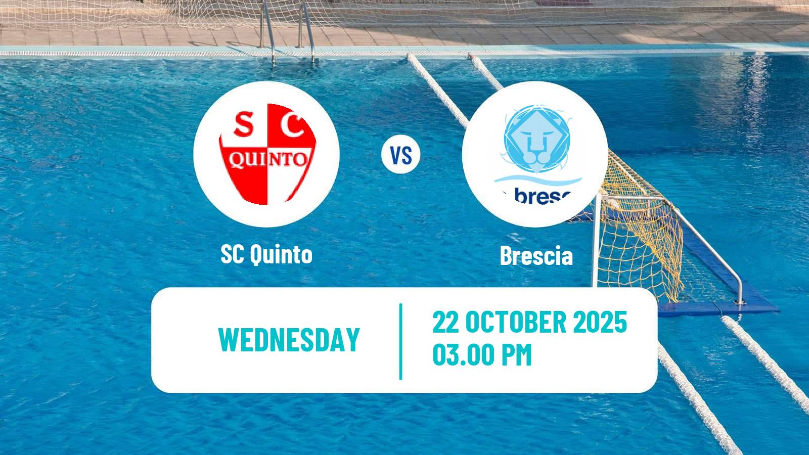 Water polo Italian A1 Water Polo Quinto - Brescia